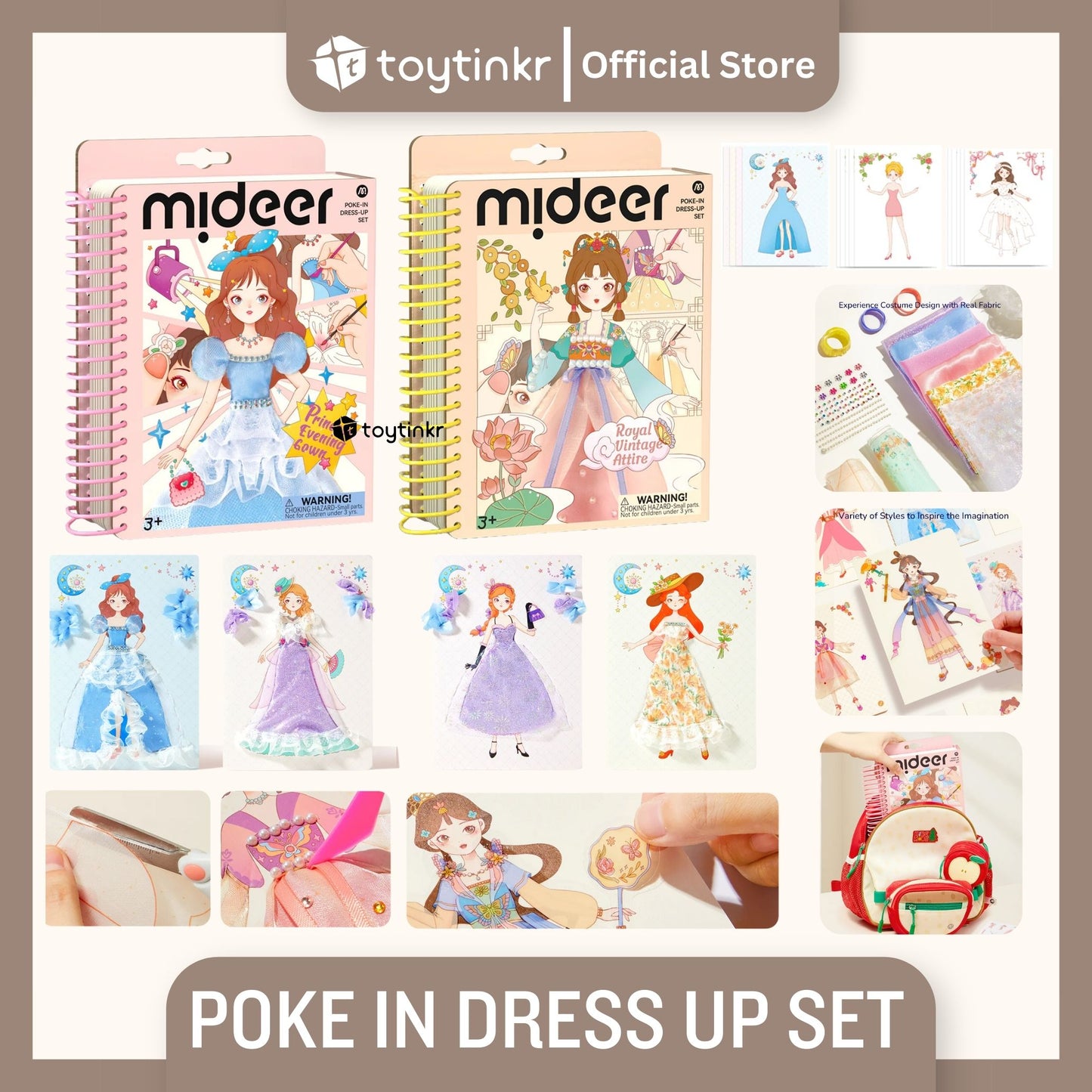 Mideer Poke-In Dress Up Set by Toytinkr