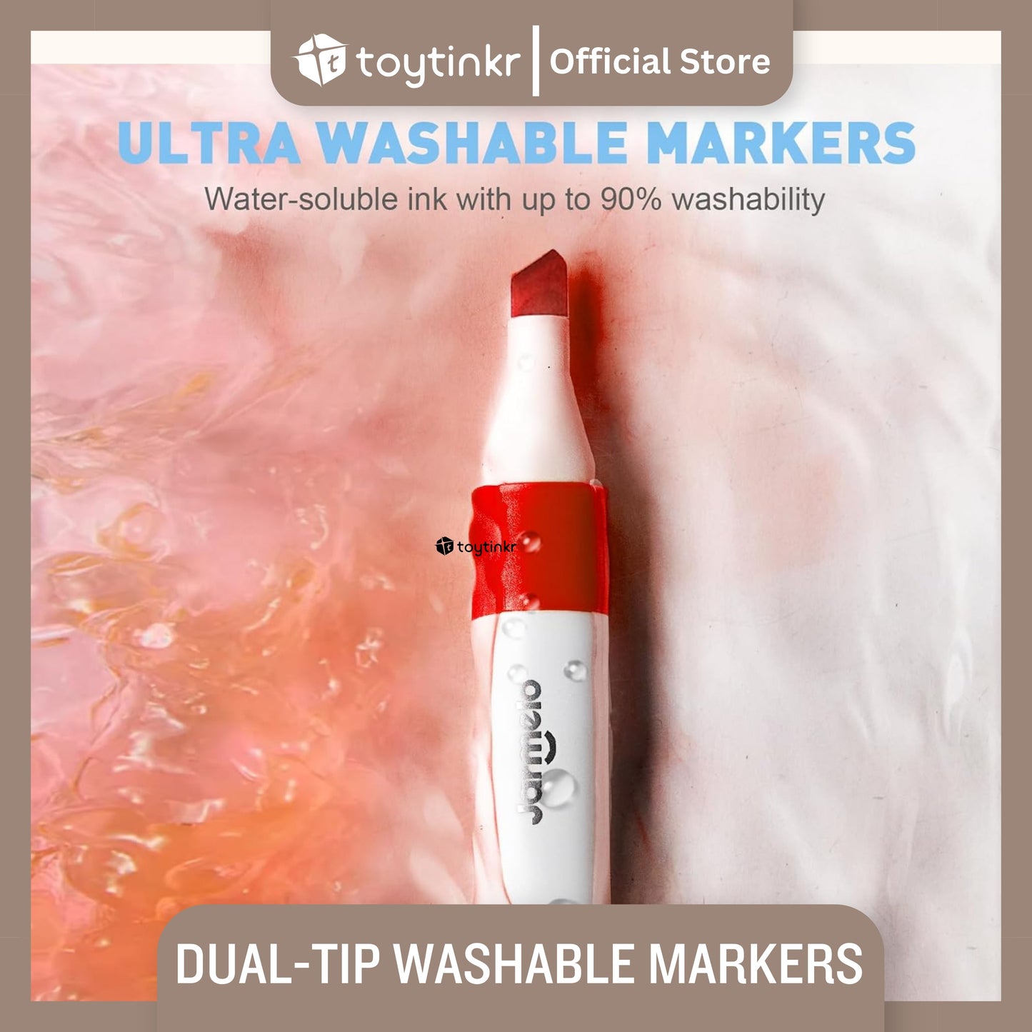 Jar Melo Dual Tip Washable Markers By Toytinkr