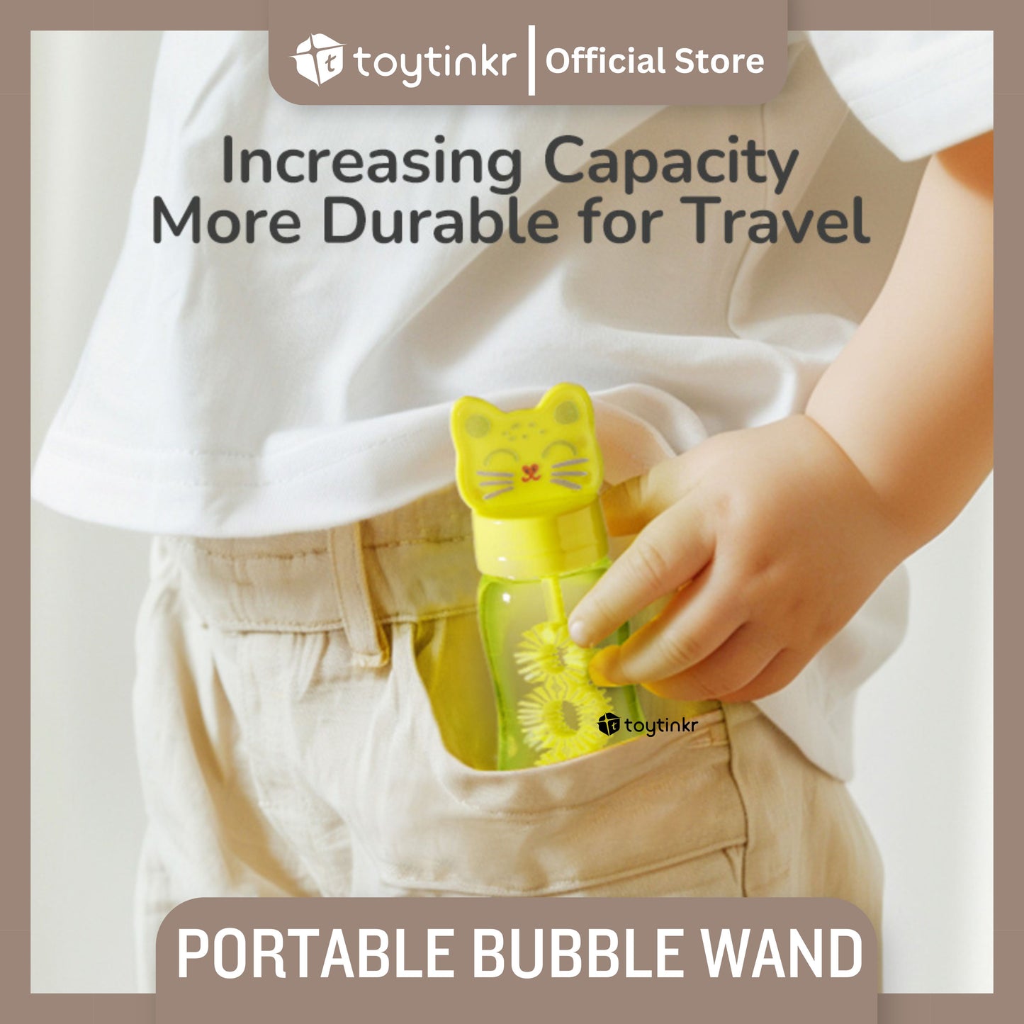 Mideer Portable Bubble Wand by Toytinkr