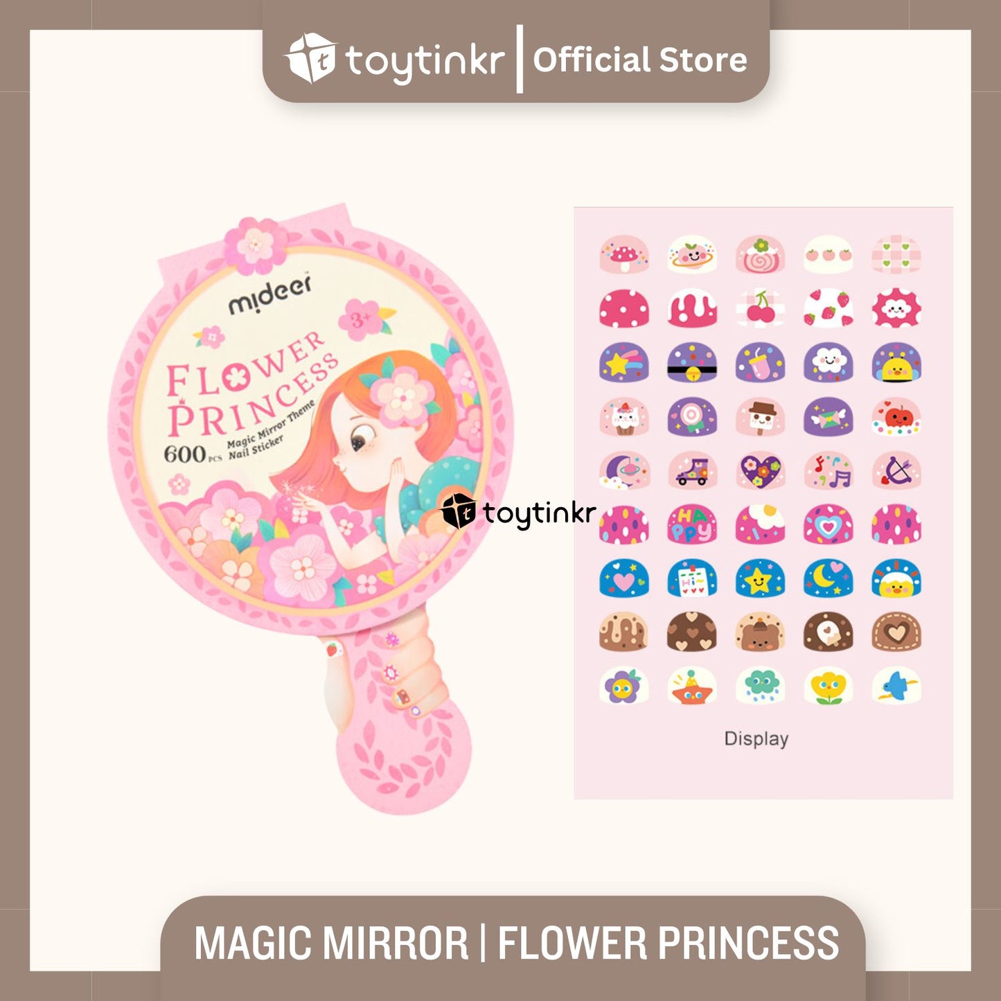 Magic Mirror Theme Nail Stickers By Toytinkr