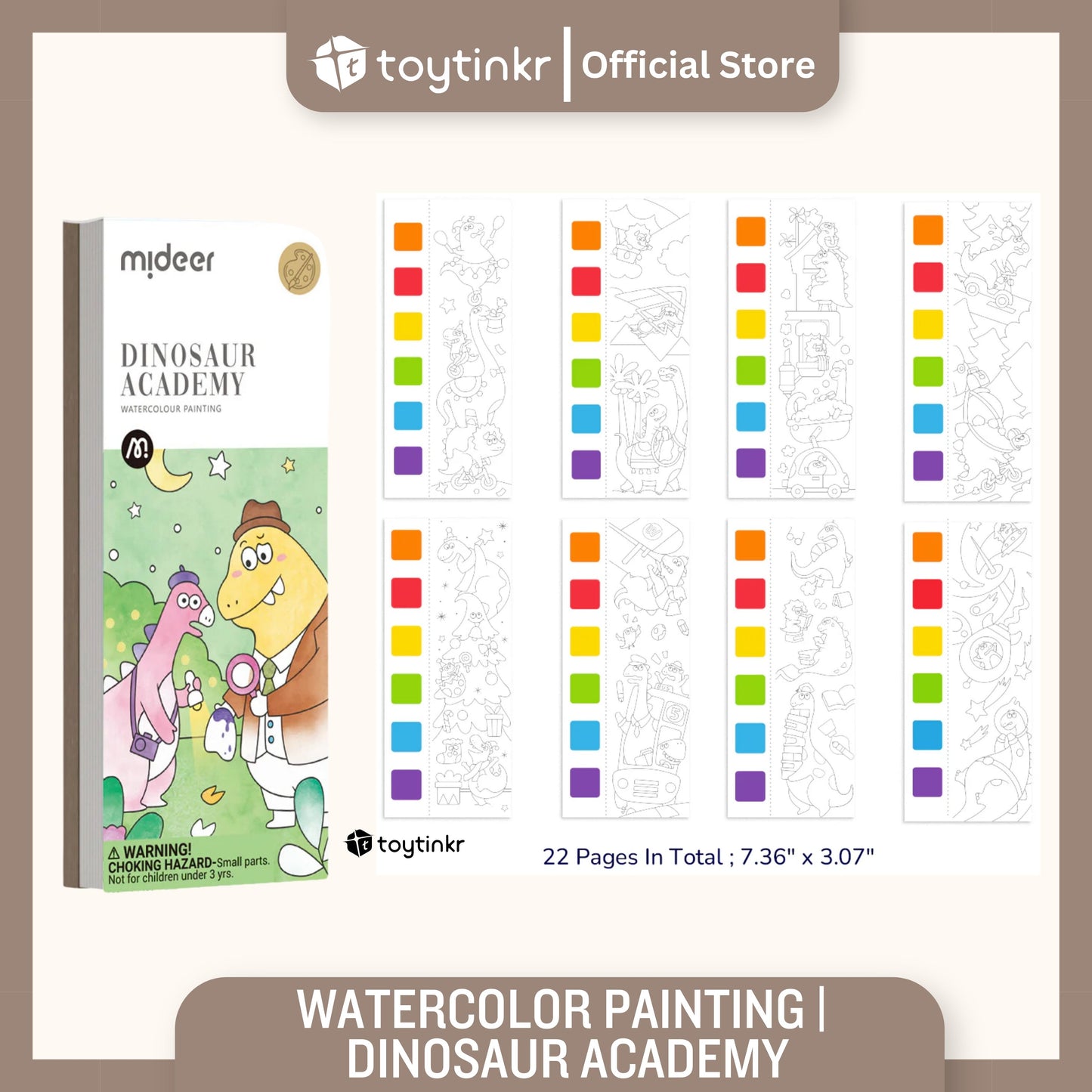 Mideer Watercolor Painting by Toytinkr