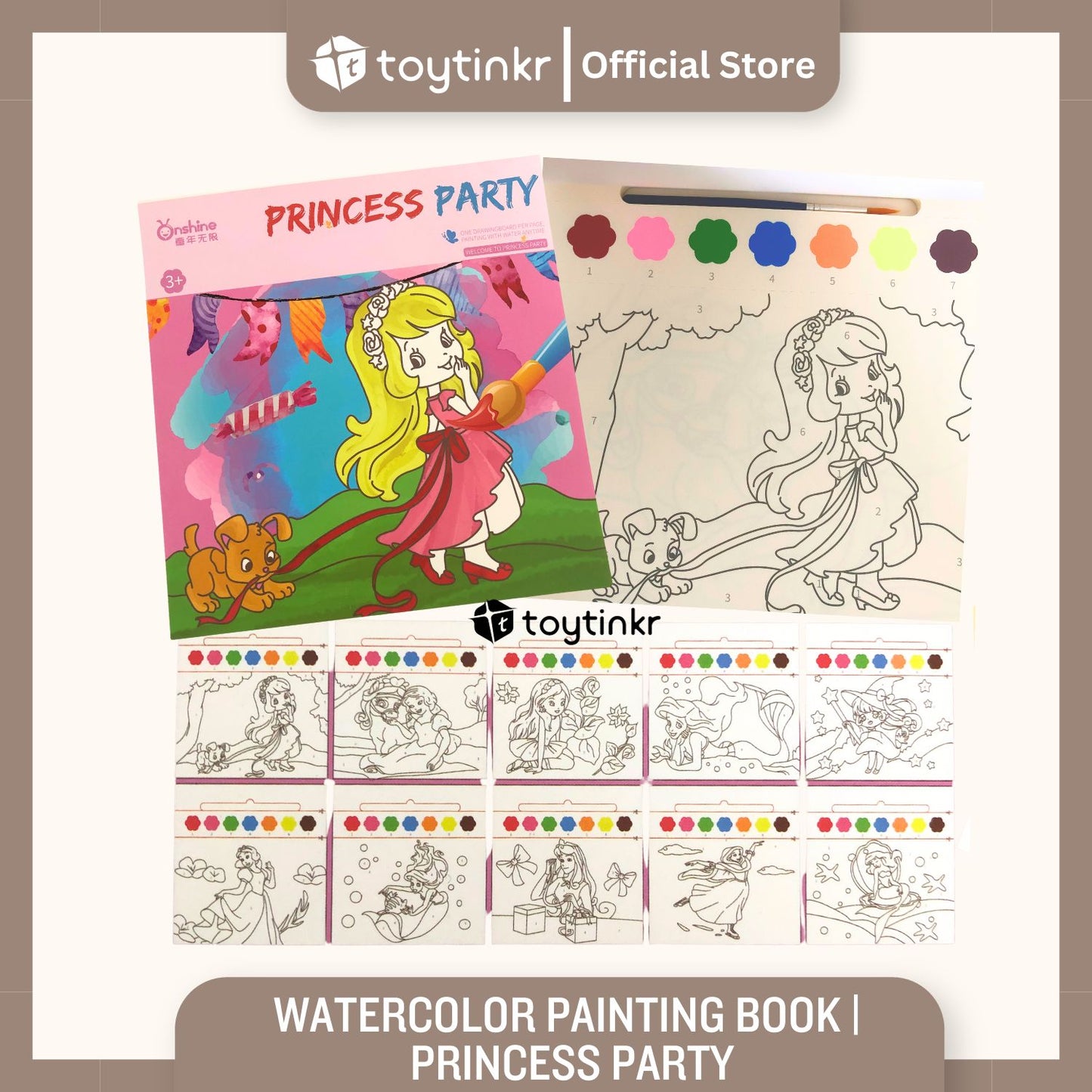 Watercolor Painting Book by Toytinkr