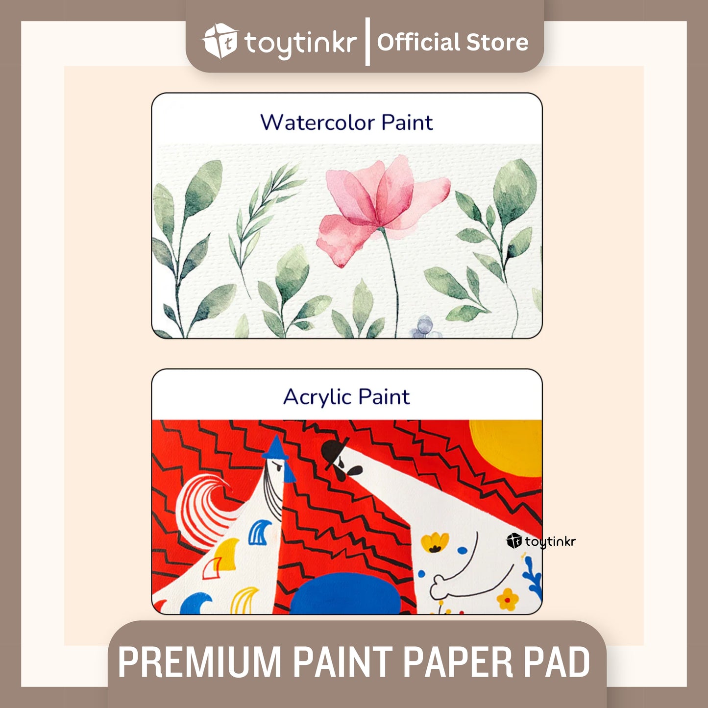 Mideer Premium Paint Paper Pad by Toytinkr