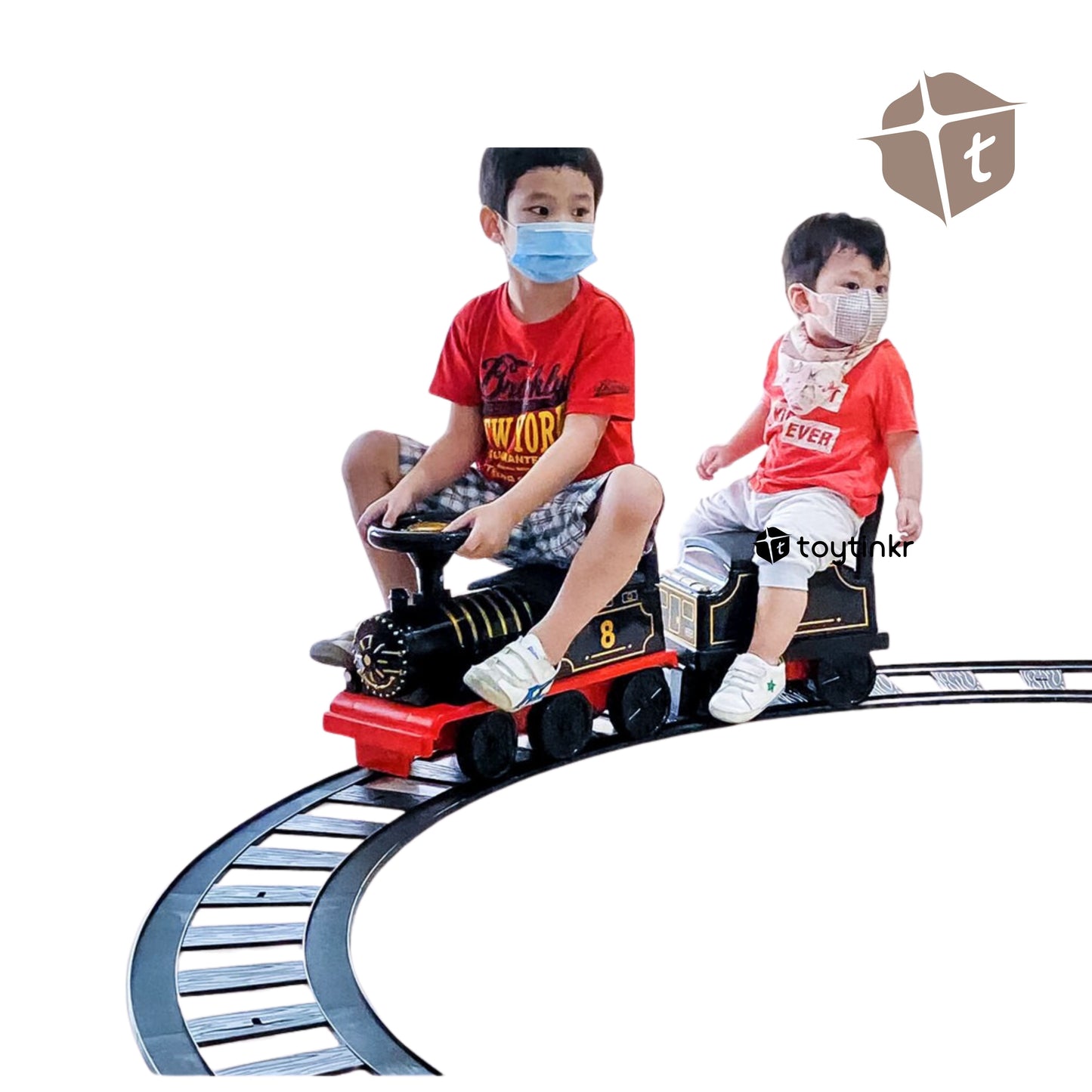 Ride on Train Head with Tracks by Toytinkr