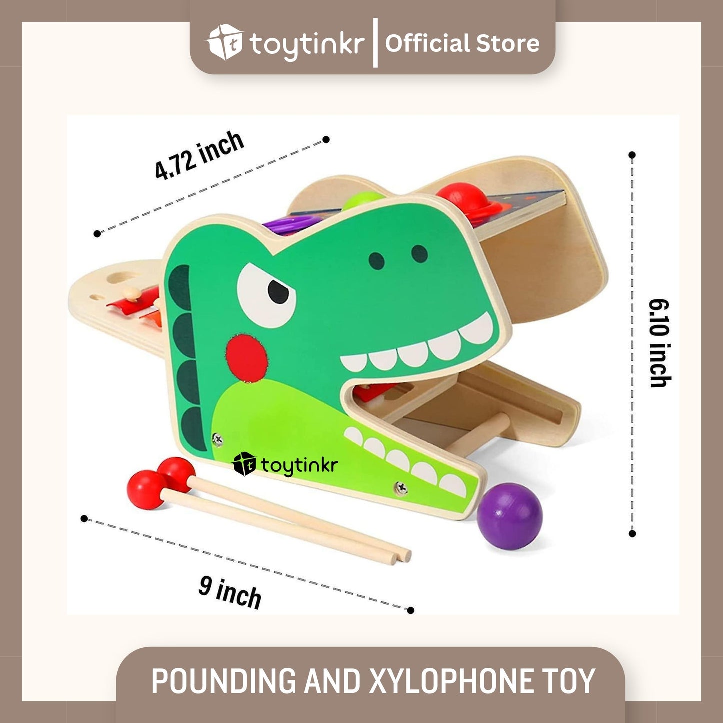 Pounding and Xylophone Toy by Toytinkr