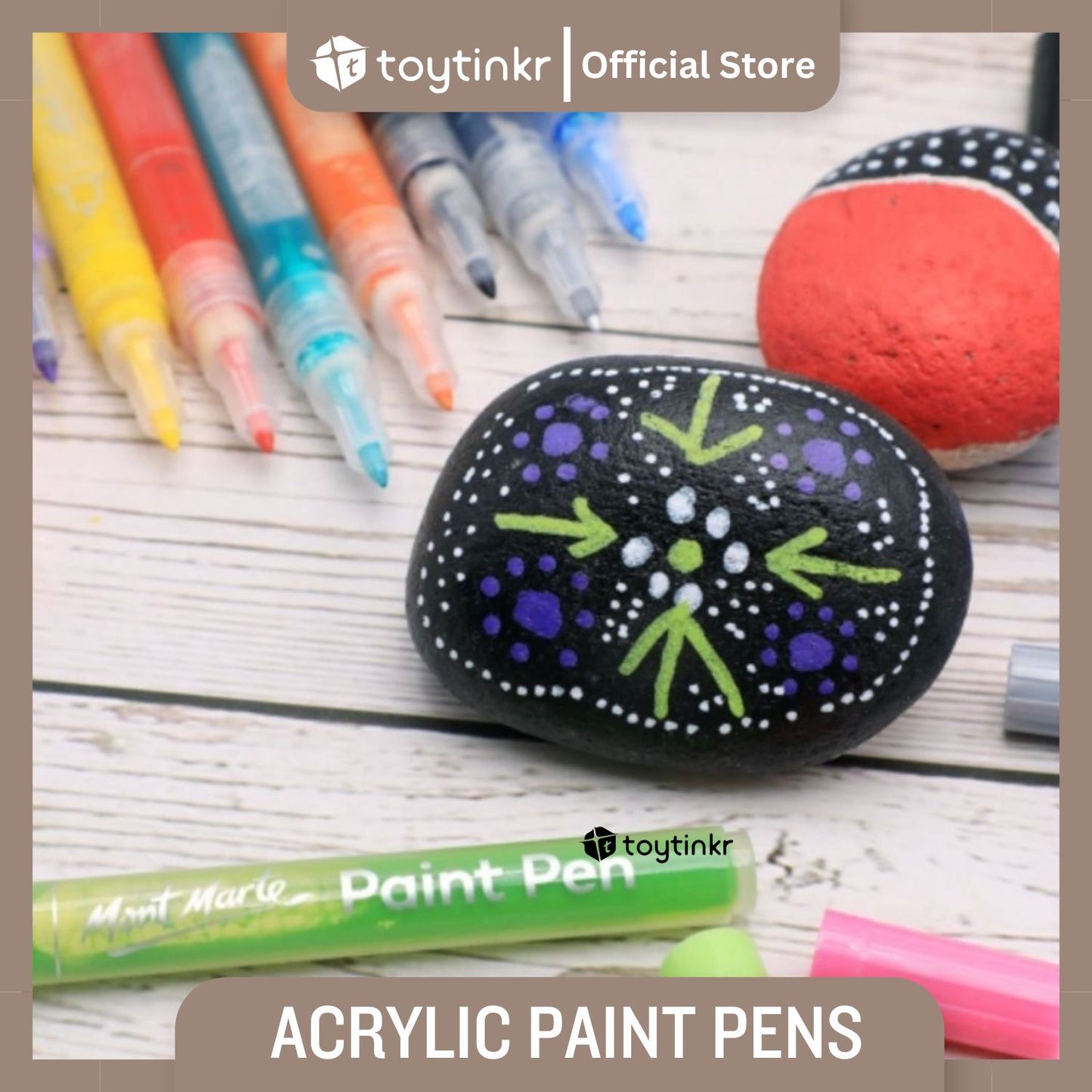 Mont Marte Acrylic Paint Pens By Toytinkr