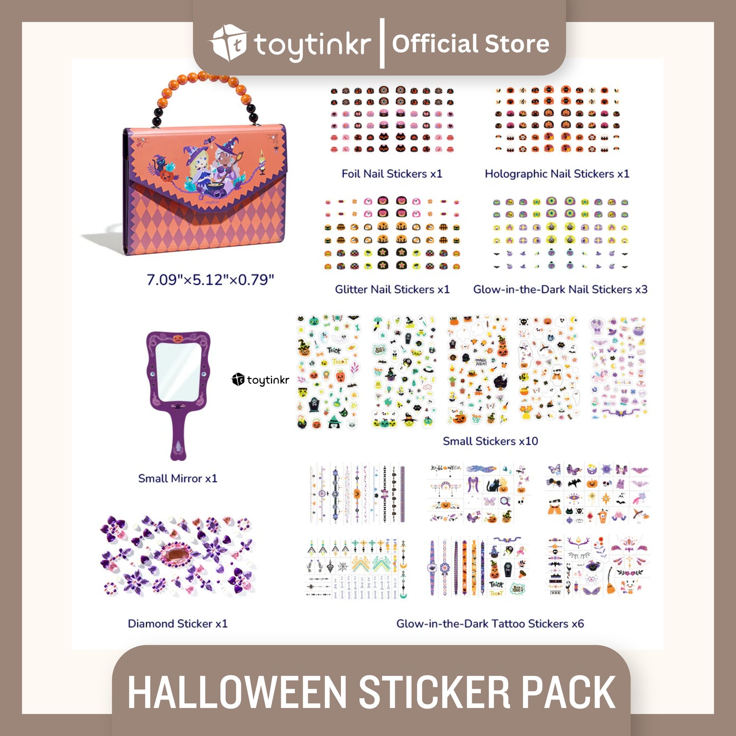 Mideer Halloween Sticker Pack by Toytinkr