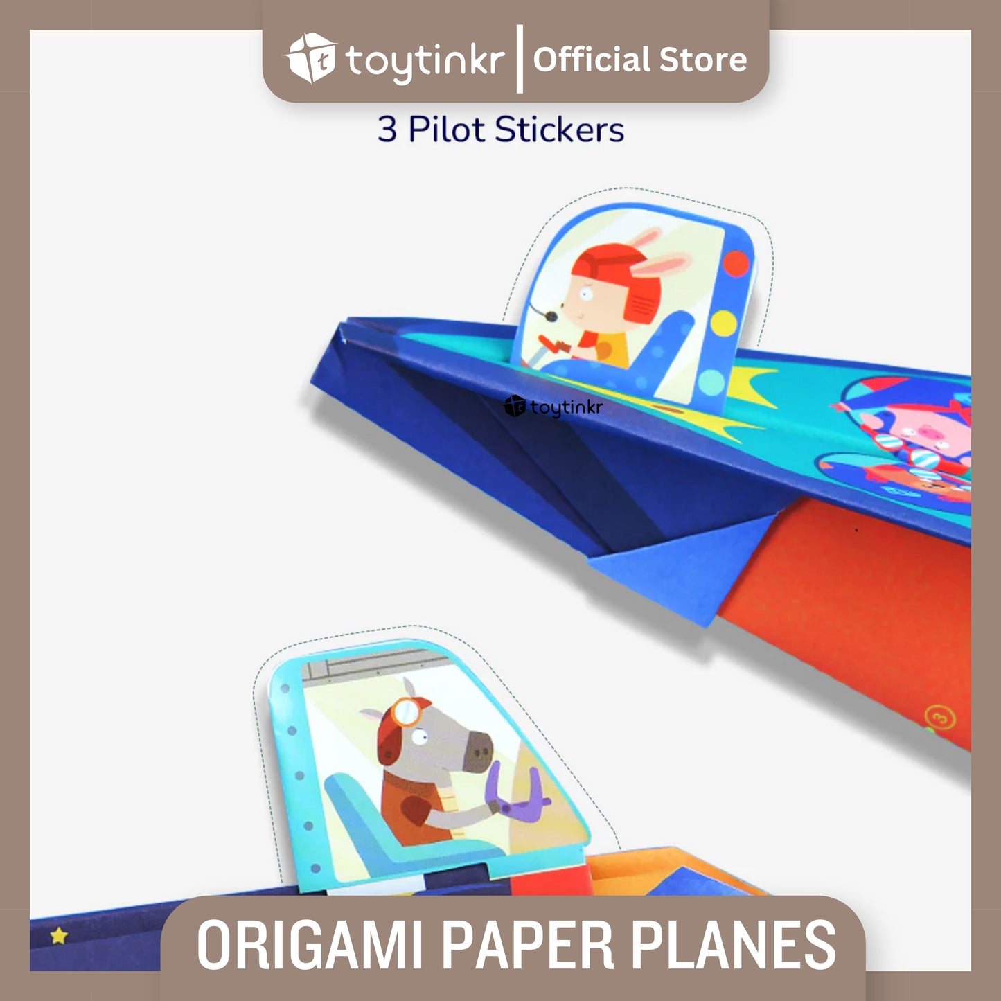 Mideer Origami Paper Planes by Toytinkr