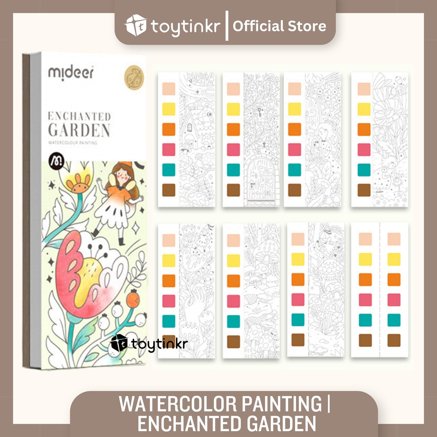 Mideer Watercolor Painting by Toytinkr