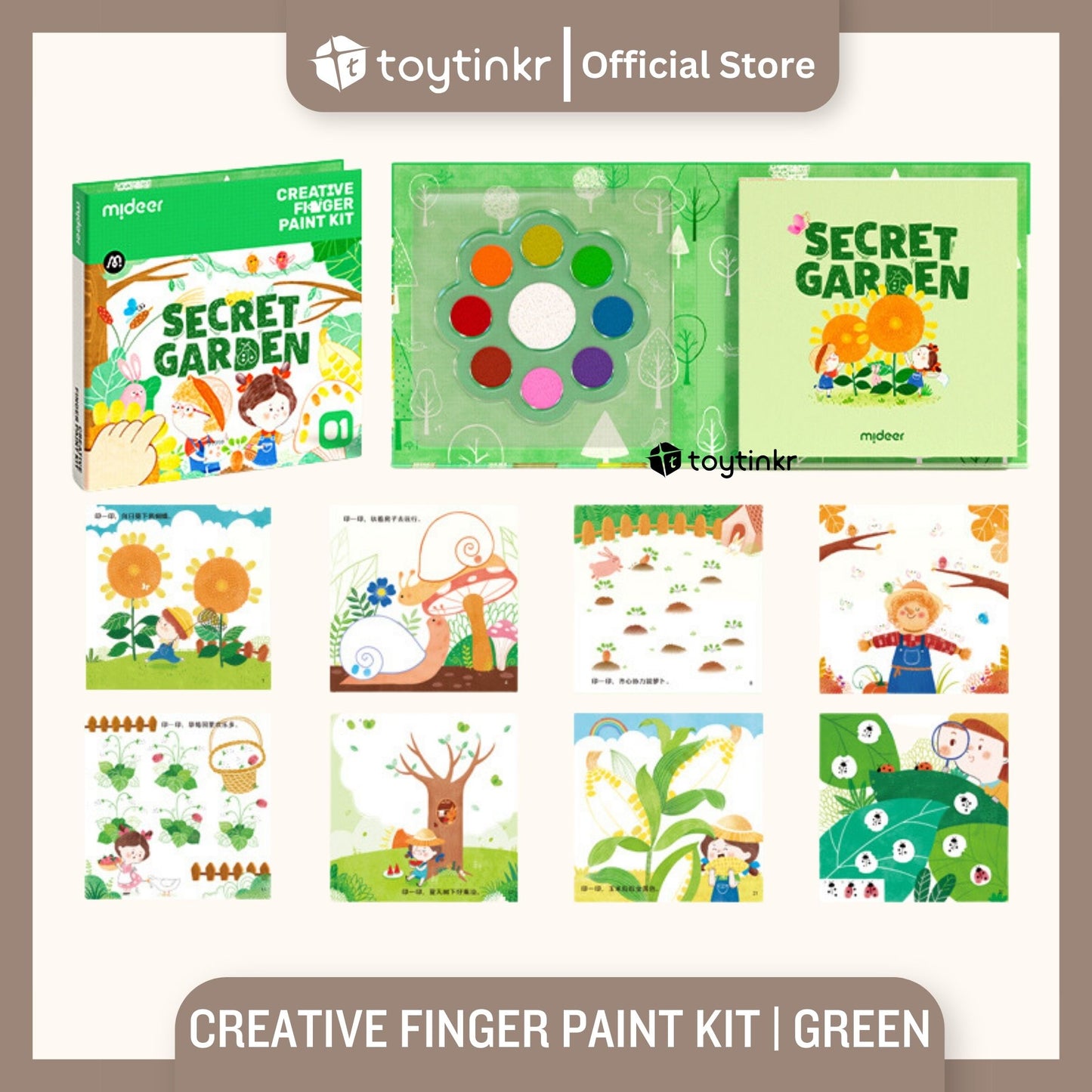 Mideer Creative Finger Paint Kit By Toytinkr