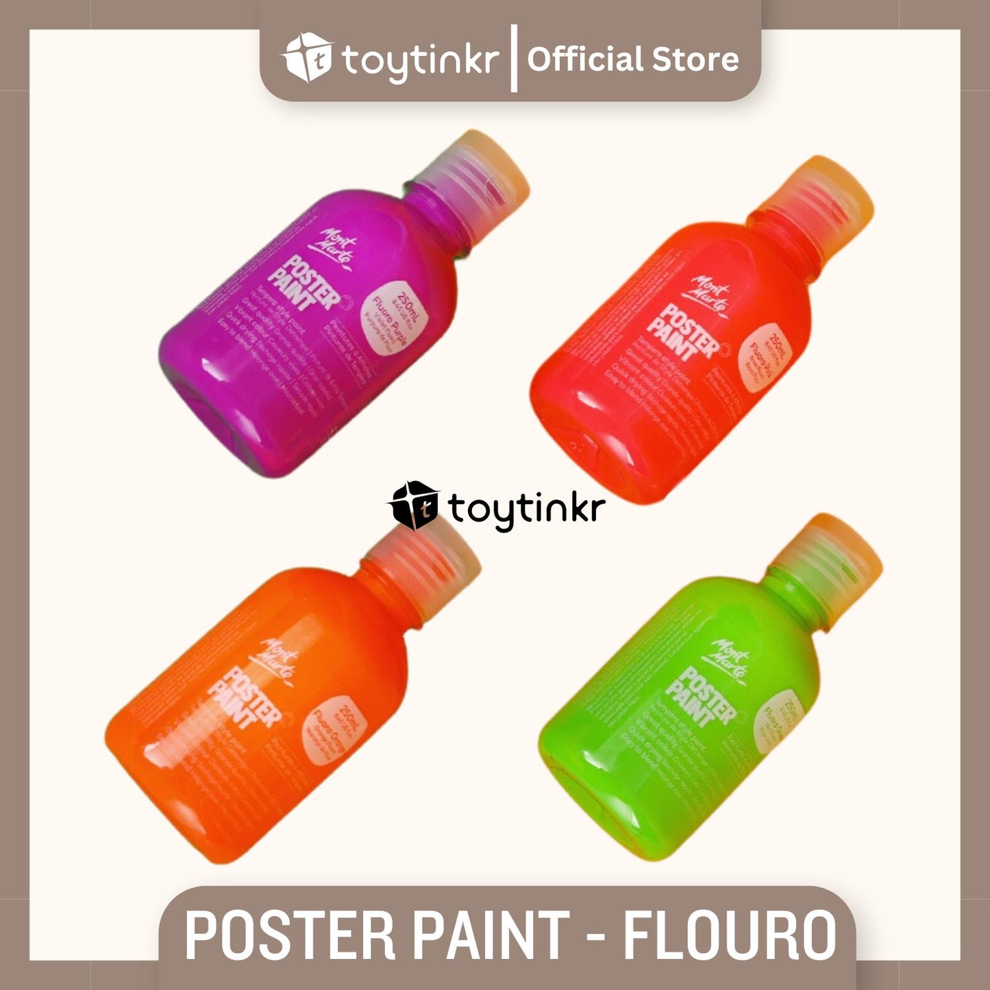 Mont Marte Poster Paint- Flouro by Toytinkr
