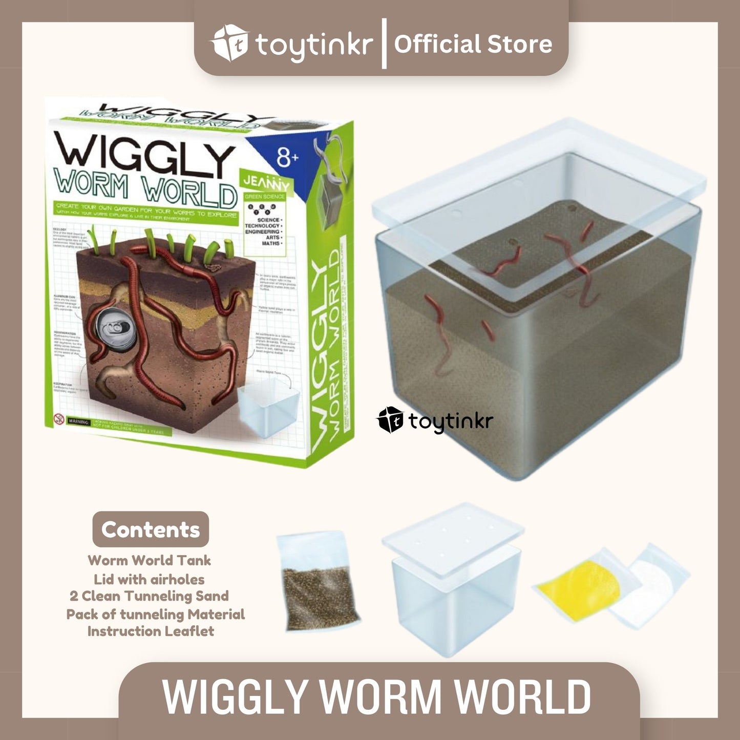 Jeanny Wiggly Worm World by Toytinkr