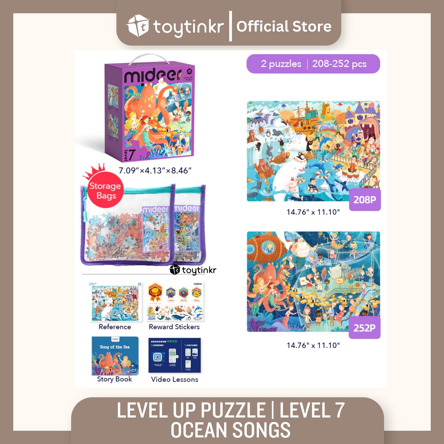 Mideer Advanced Puzzle Level 1 to 9 by Toytinkr