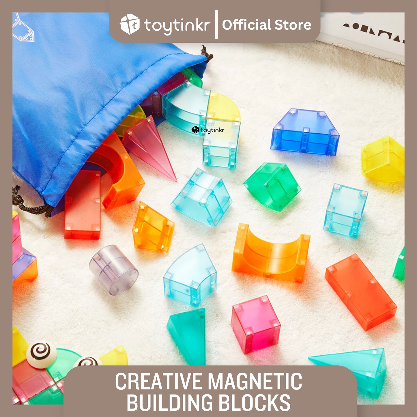Mideer Creative Magnetic Building Blocks by Toytinkr
