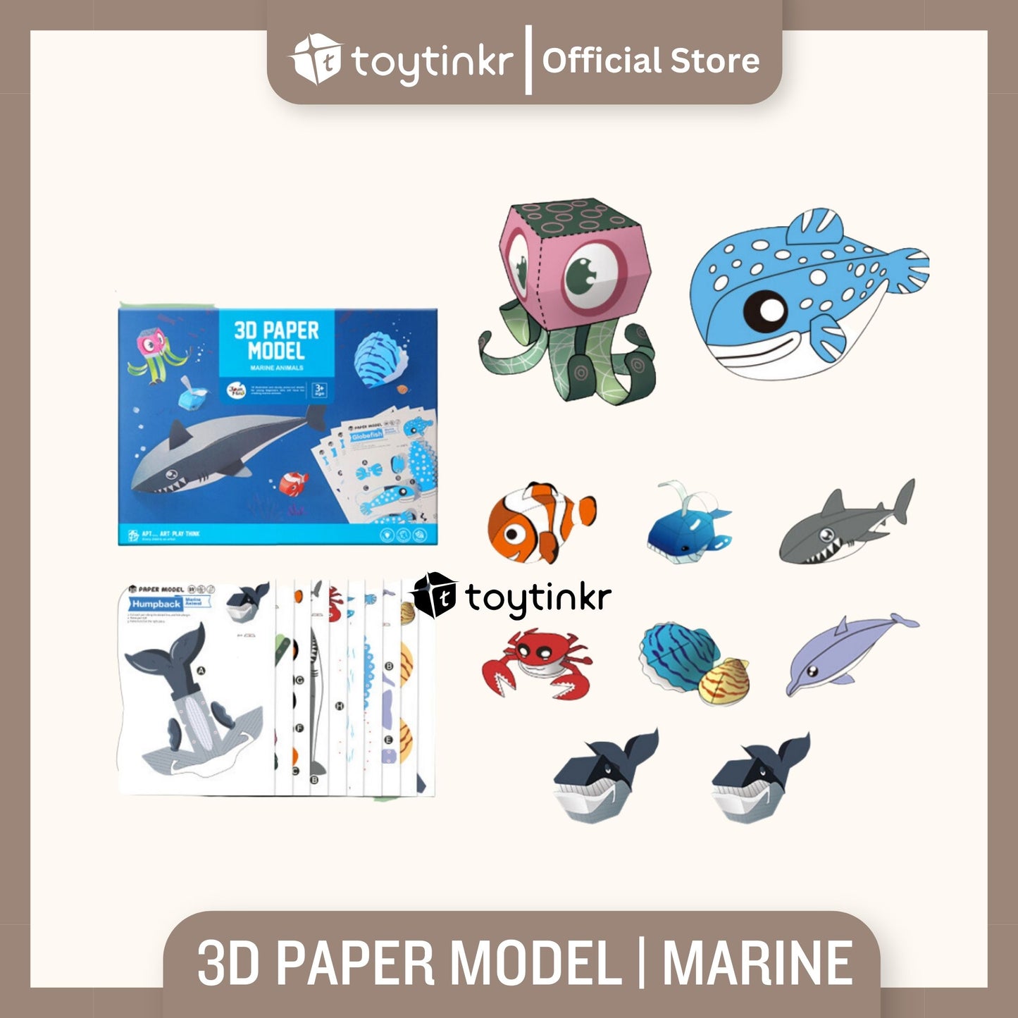 Jar Melo 3D Paper Model By Toytinkr
