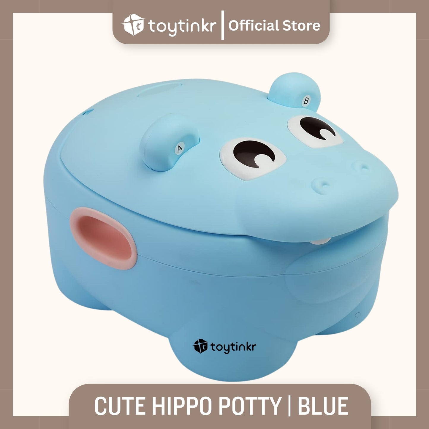 Cute Hippo Potty by Toytinkr