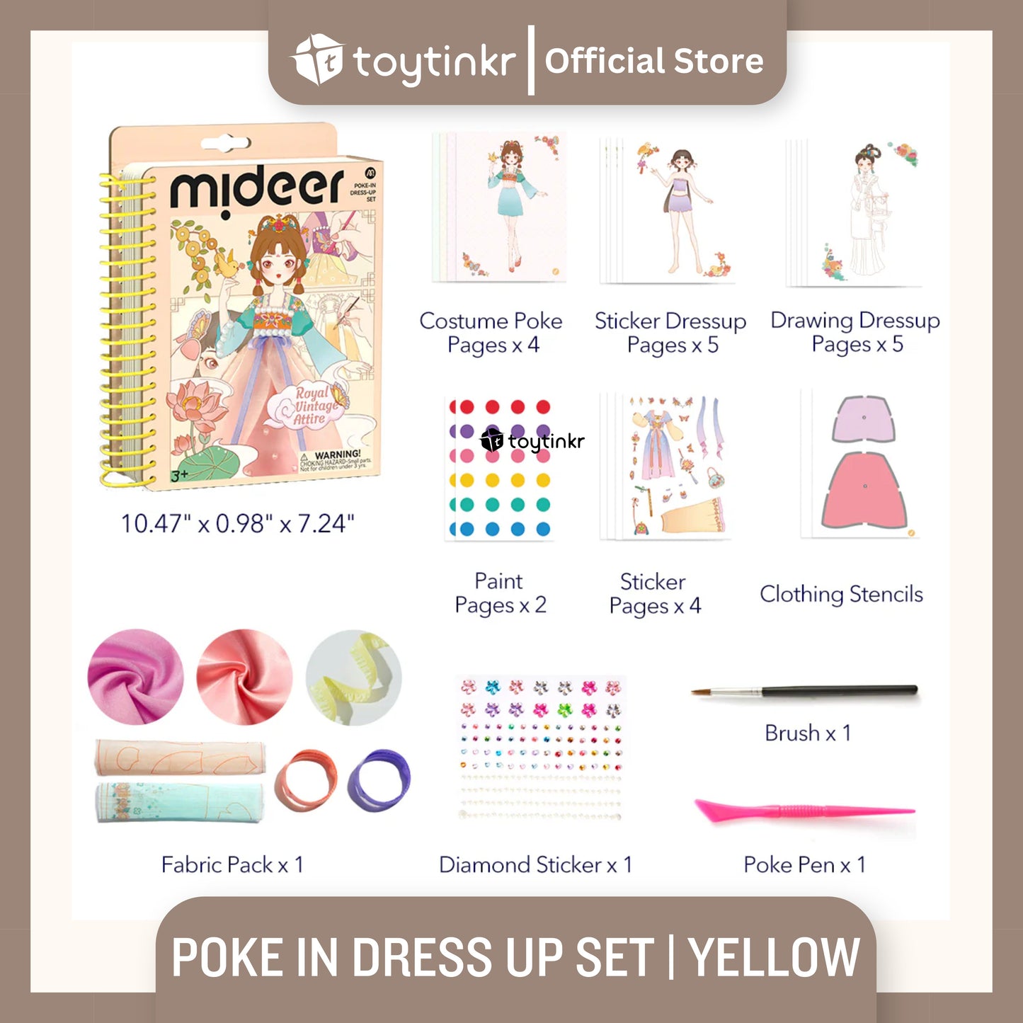 Mideer Poke-In Dress Up Set by Toytinkr