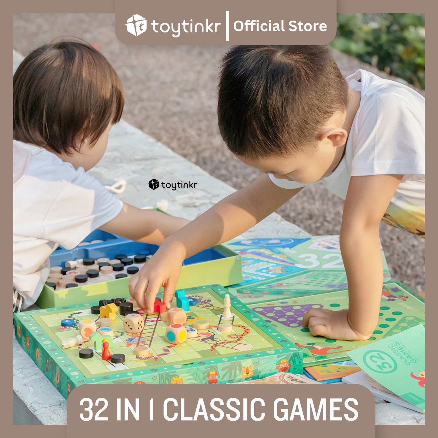 Mideer 32 in 1 Classic Games by Toytinkr