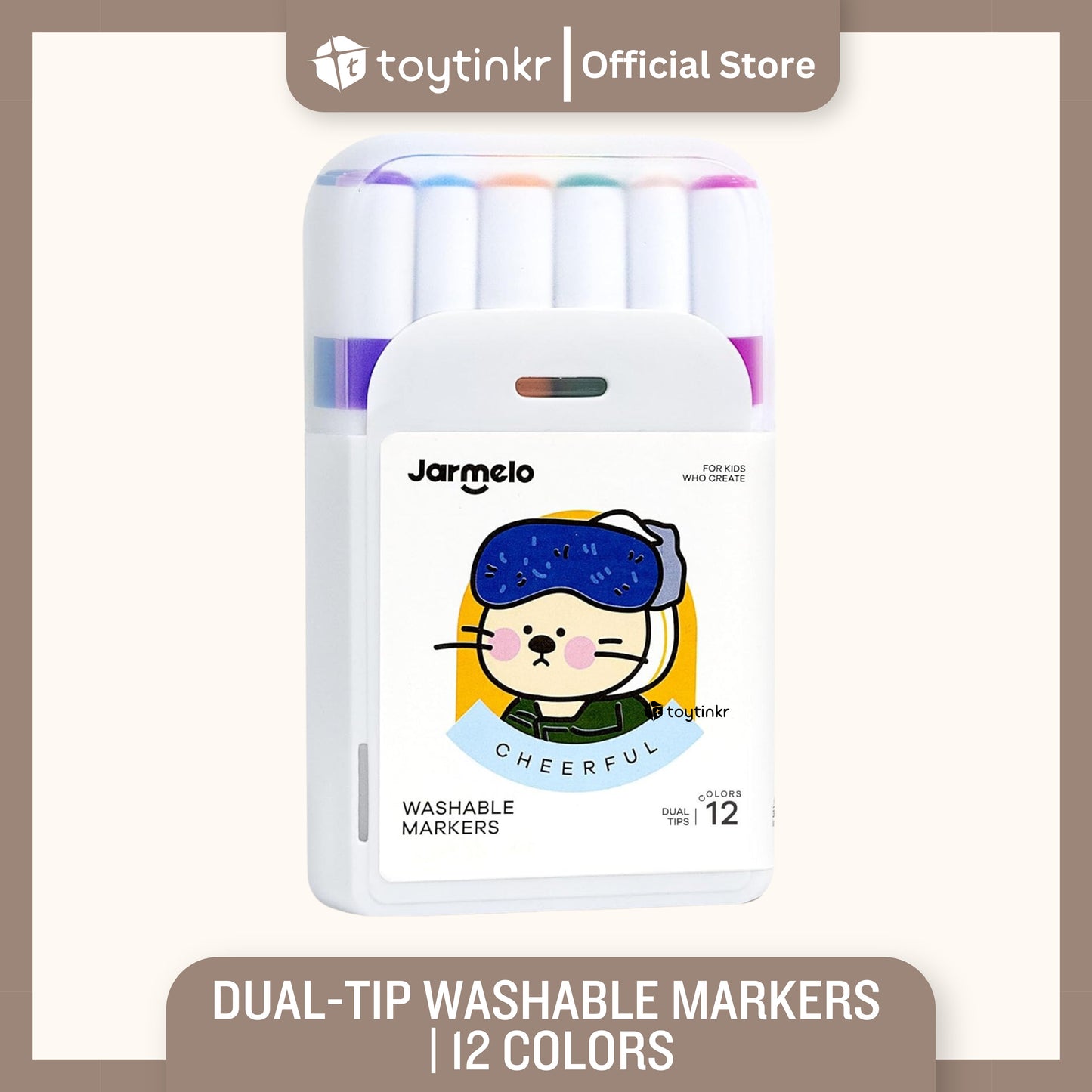 Jar Melo Dual Tip Washable Markers By Toytinkr