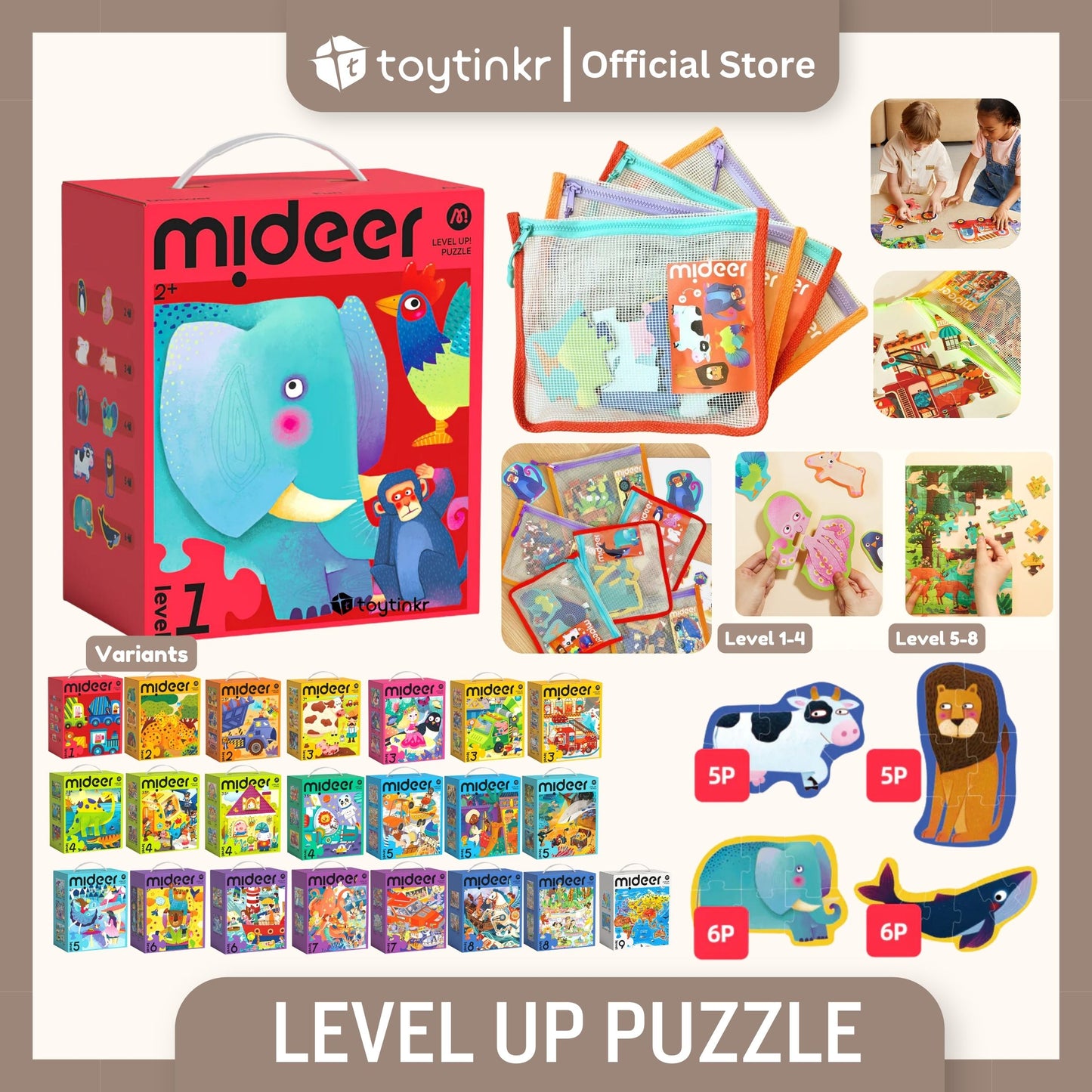 Mideer Advanced Puzzle Level 1 to 9 by Toytinkr