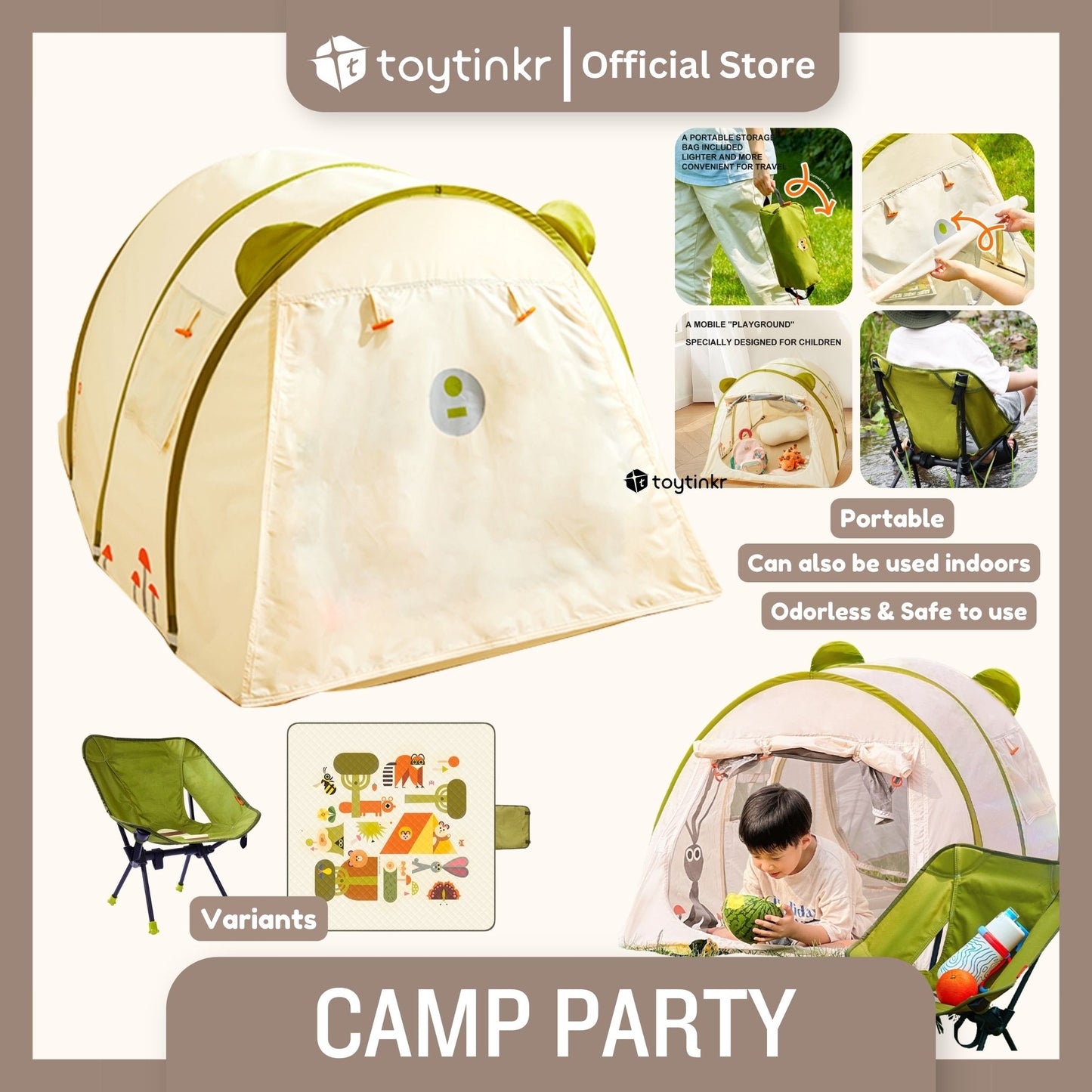 Mideer Portable Camping Set by Toytinkr