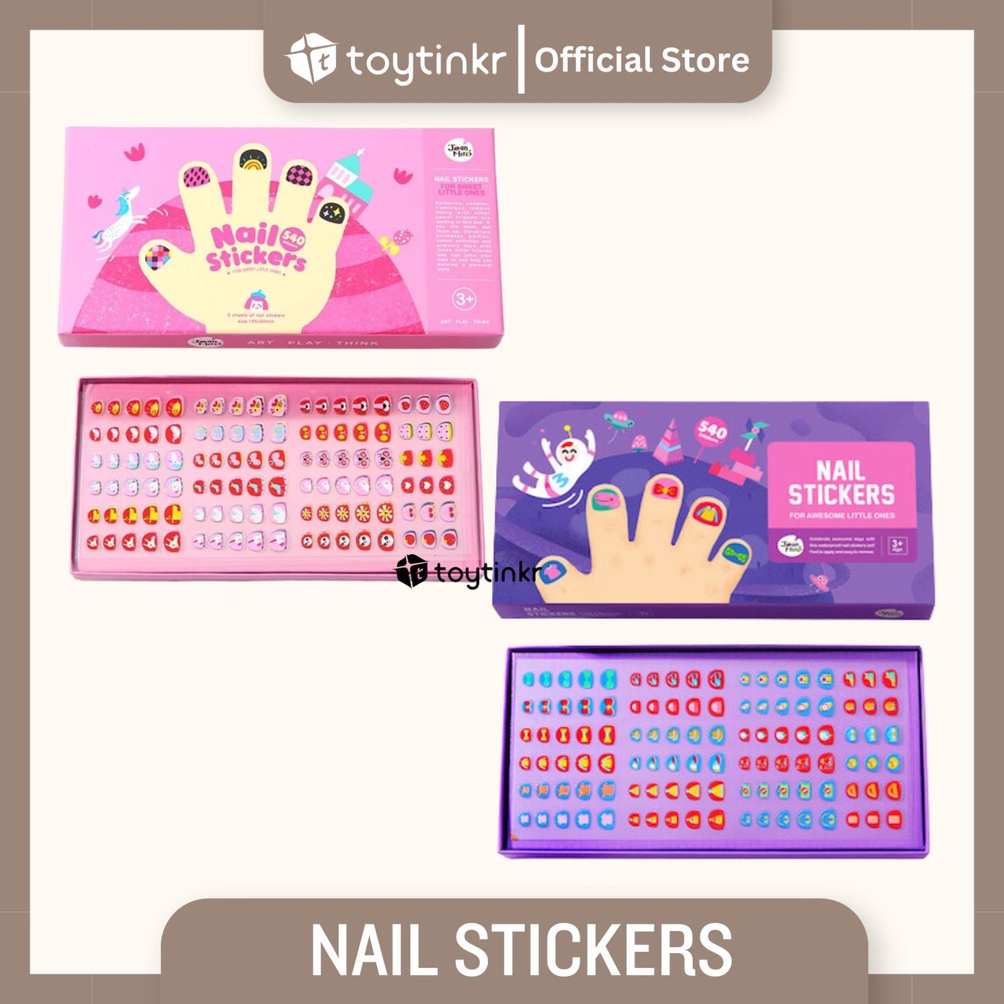 Jar Melo Nail Stickers by Toytinkr