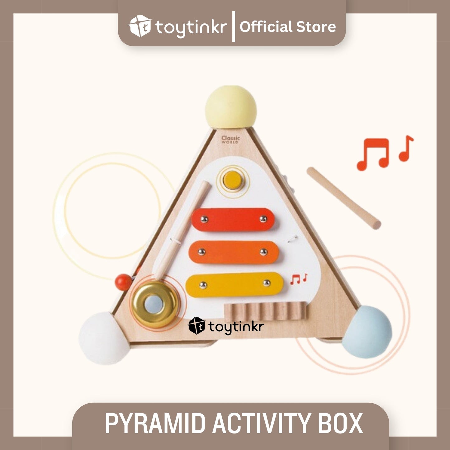 CW Pyramid Activity Box by Toytinkr