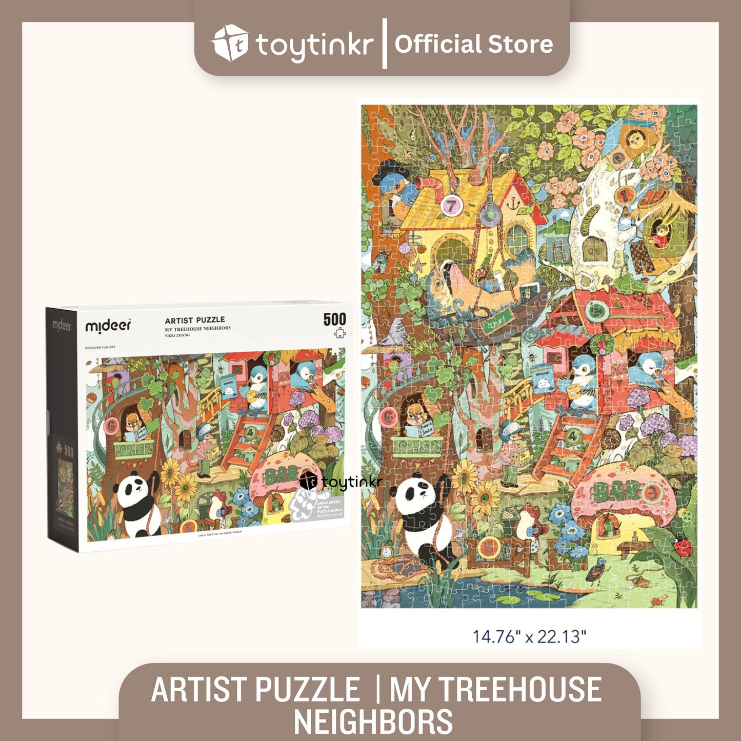 Mideer Artist Puzzle by Toytinkr
