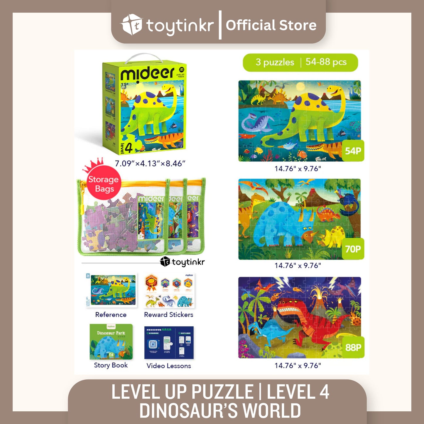 Mideer Advanced Puzzle Level 1 to 9 by Toytinkr