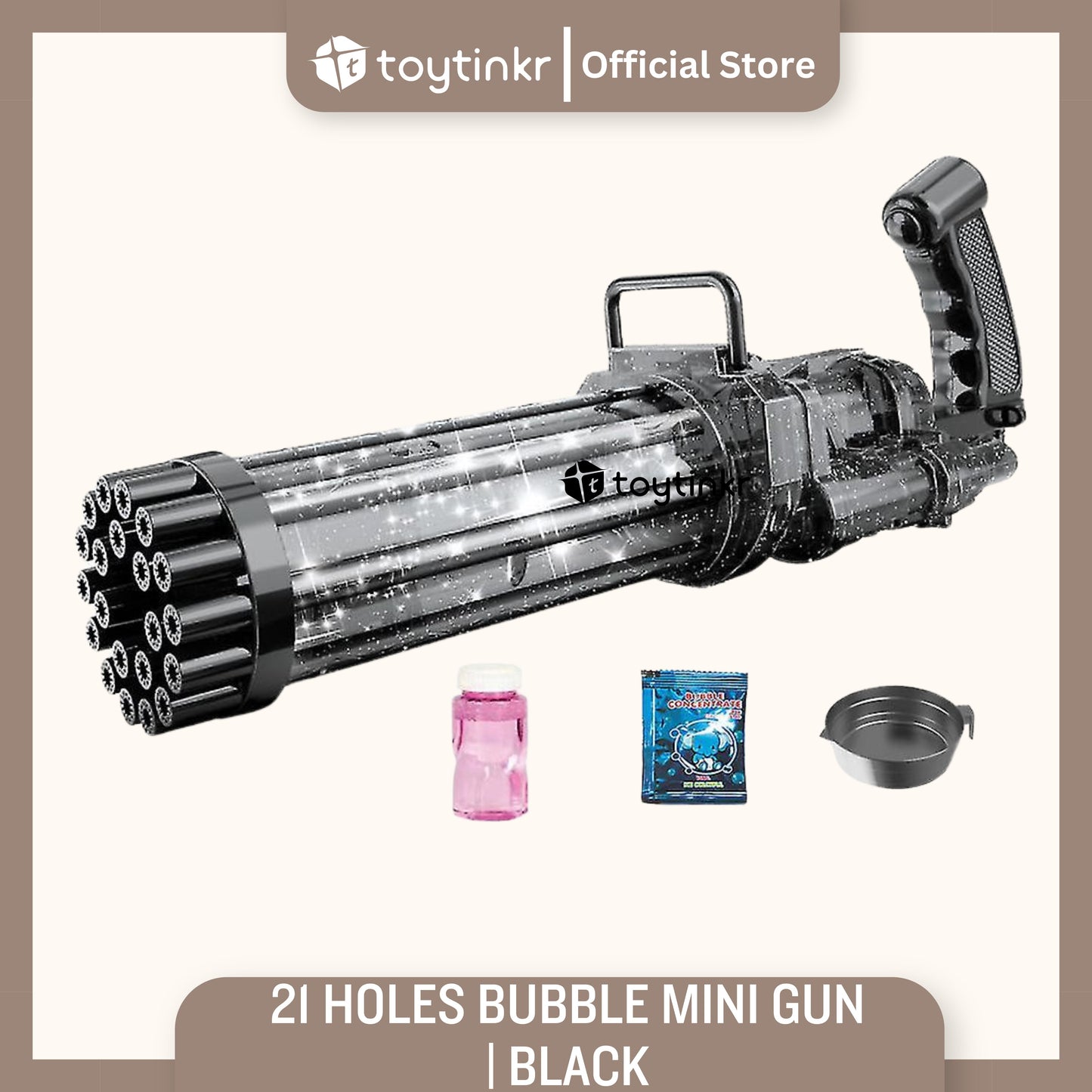21 Holes Bubble Mini Gun by Toytinkr