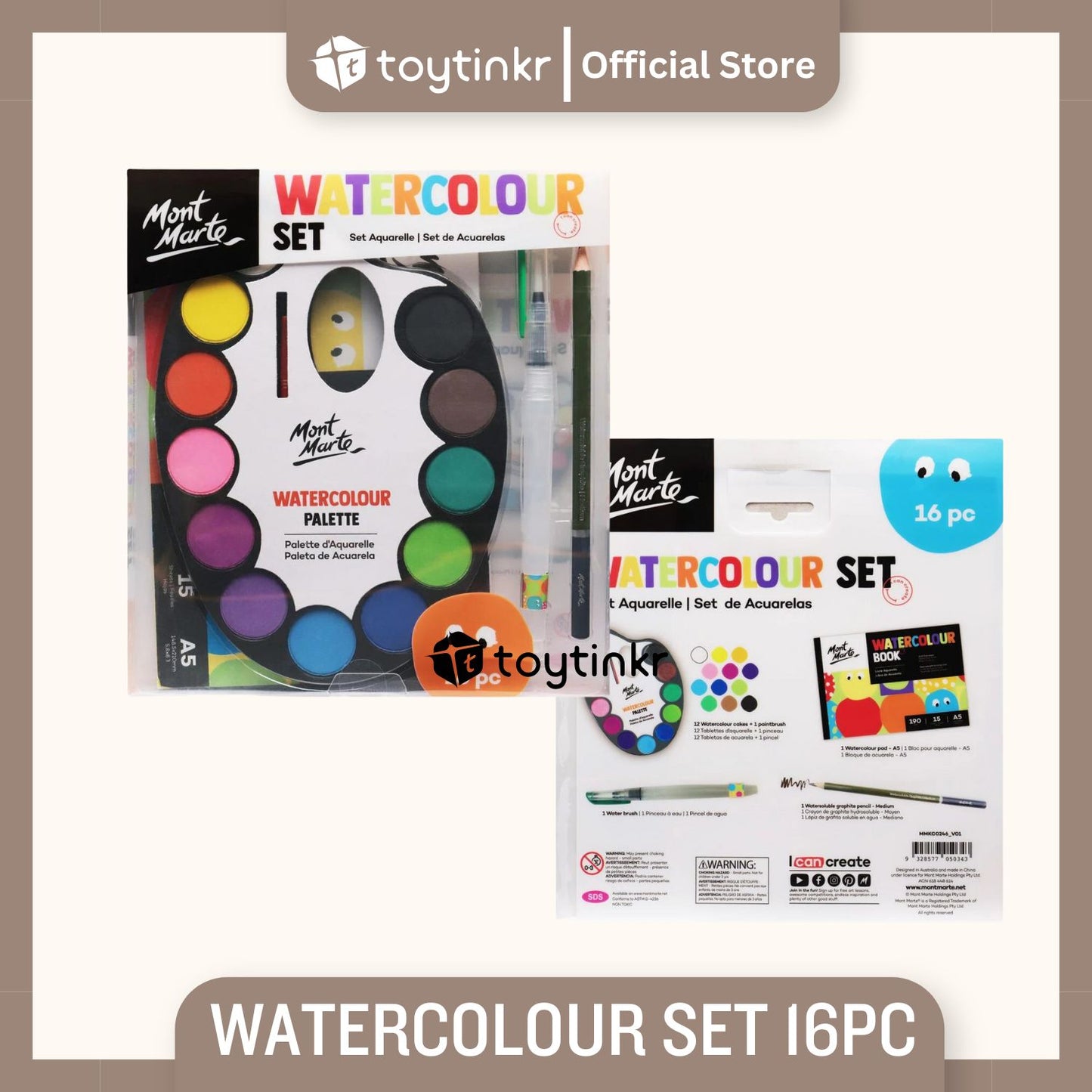 Mont Marte Watercolour Sets by Toytinkr