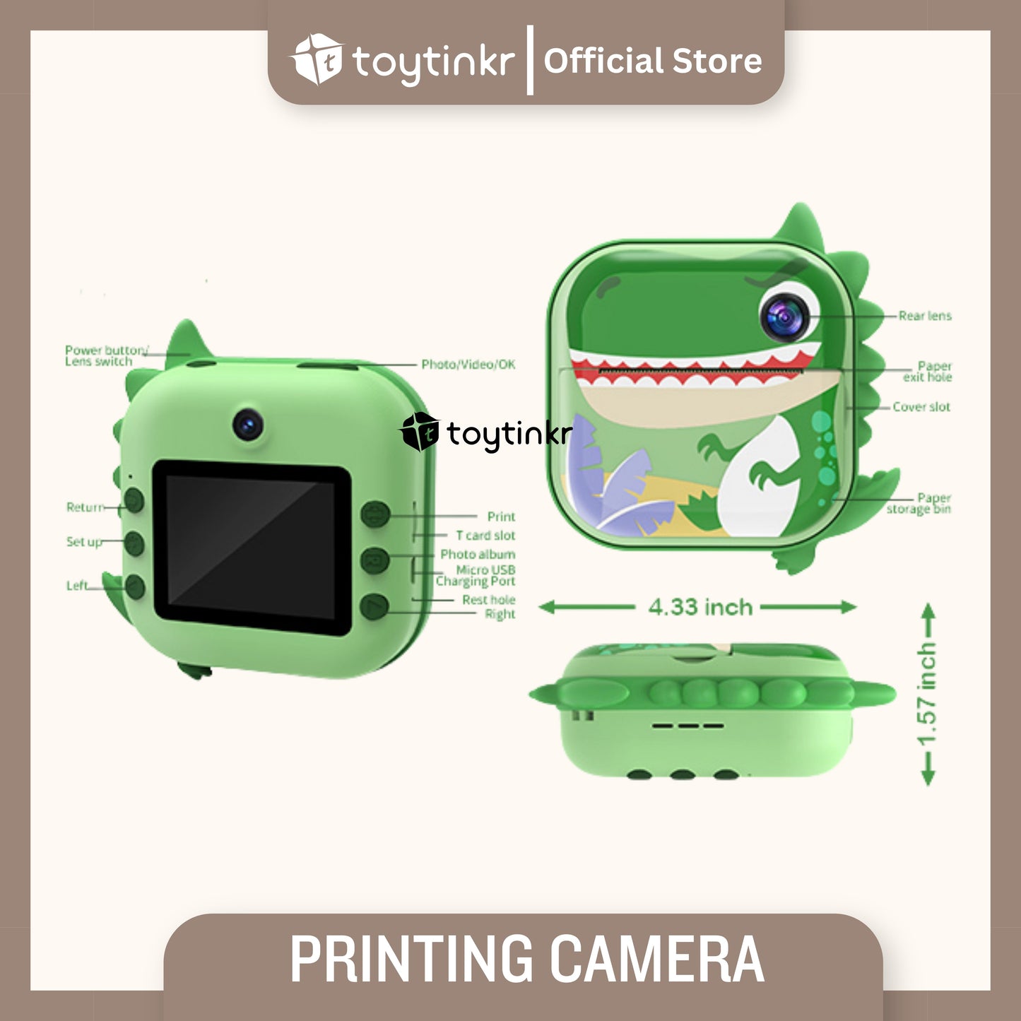 Printing Camera by Toytinkr