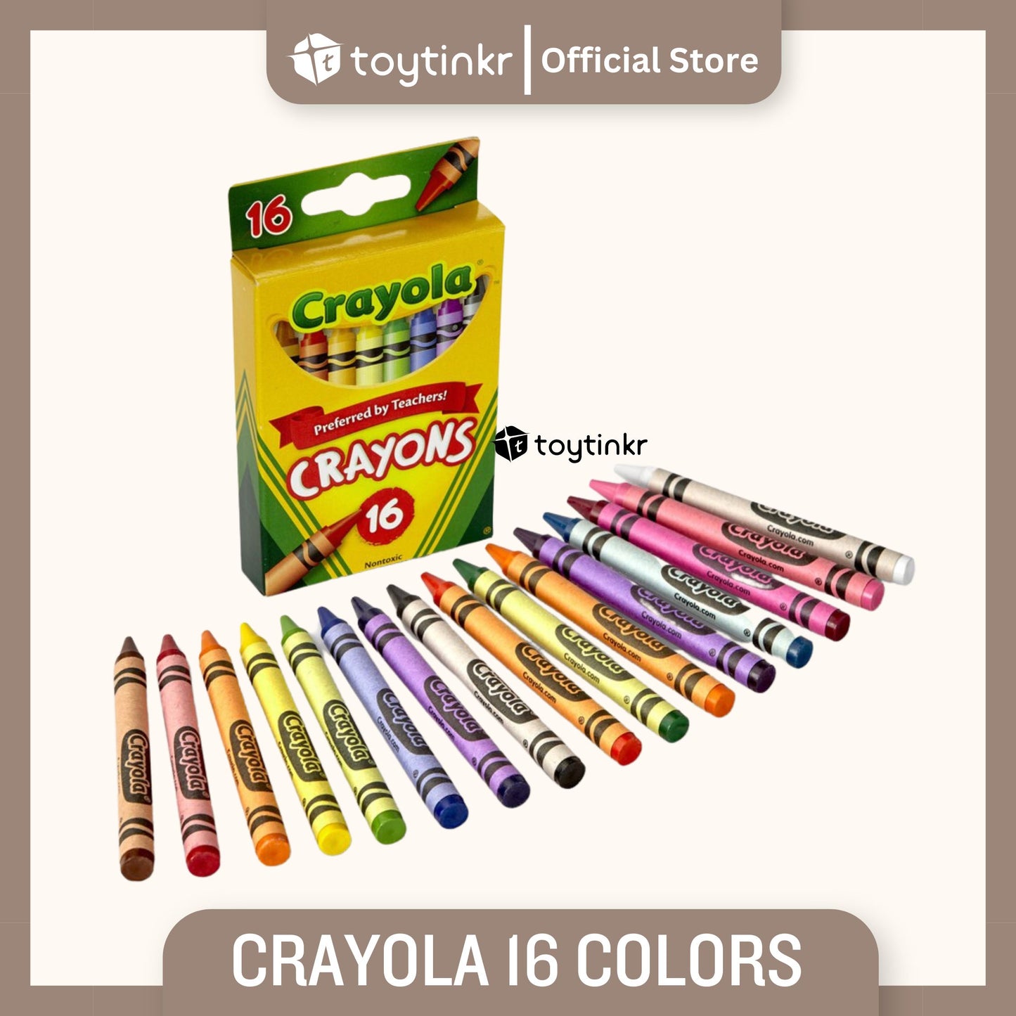 Crayola 16 Colors by Toytinkr