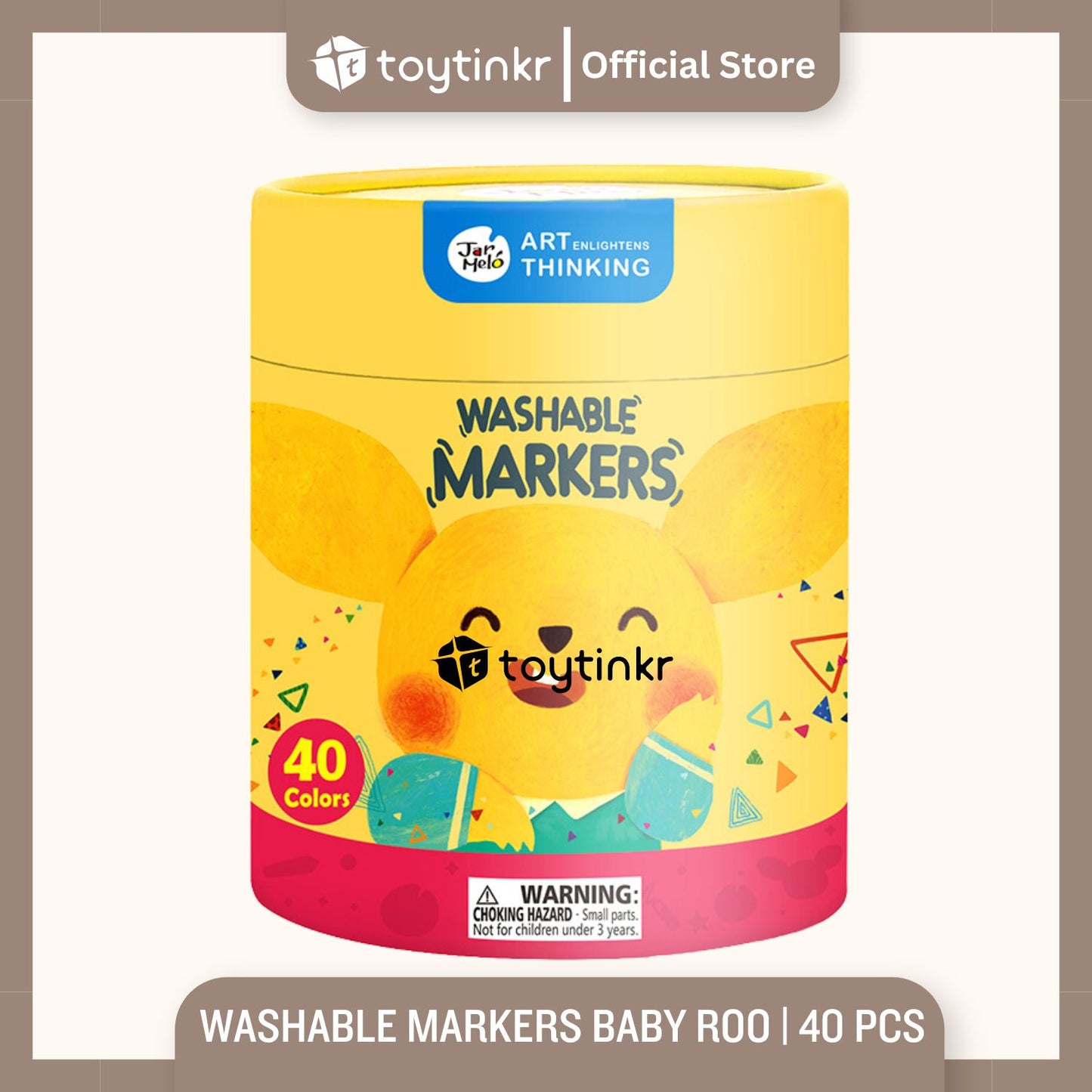 Jar Melo Washable Markers Baby Roo by Toytinkr