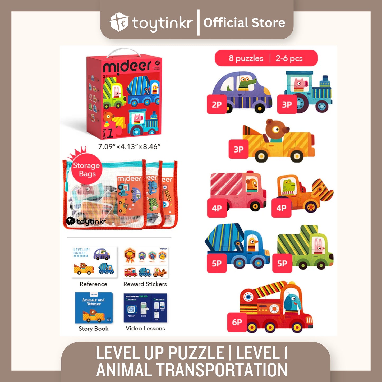 Mideer Advanced Puzzle Level 1 to 9 by Toytinkr
