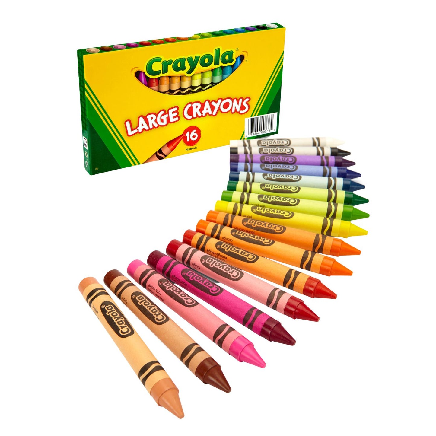 Crayola Large School Crayons 10 & 16 by Toytinkr