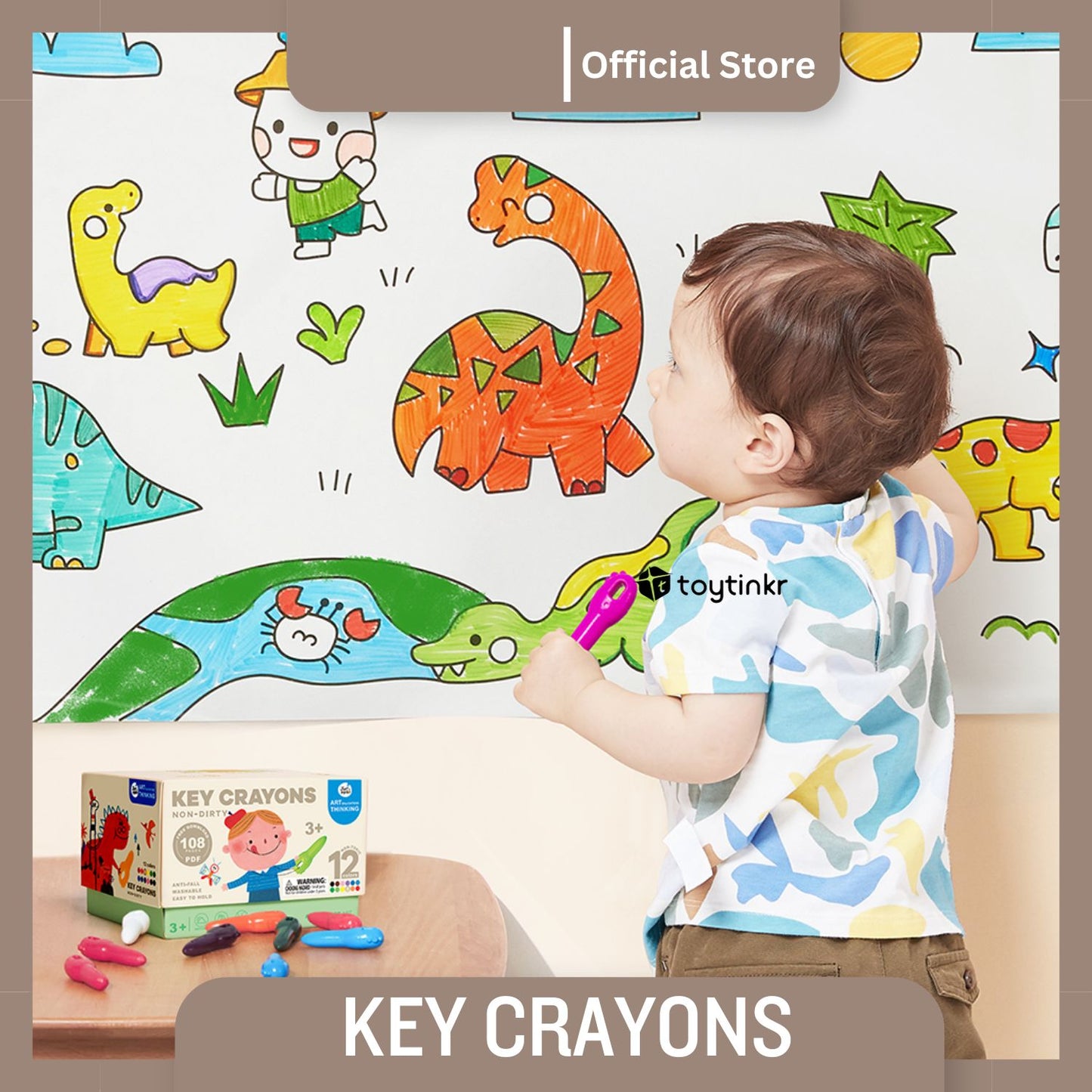 Jar Melo Key Crayons by Toytinkr