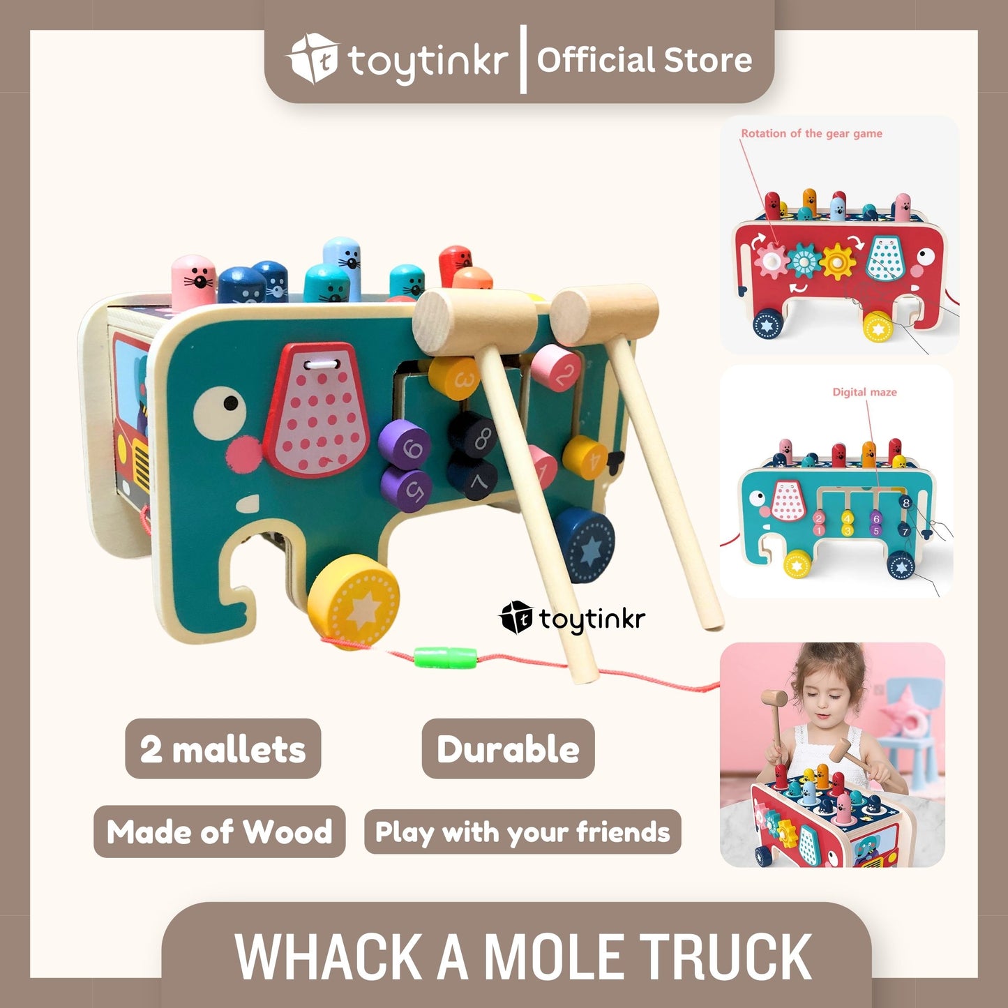 Whack a Mole Truck by Toytinkr
