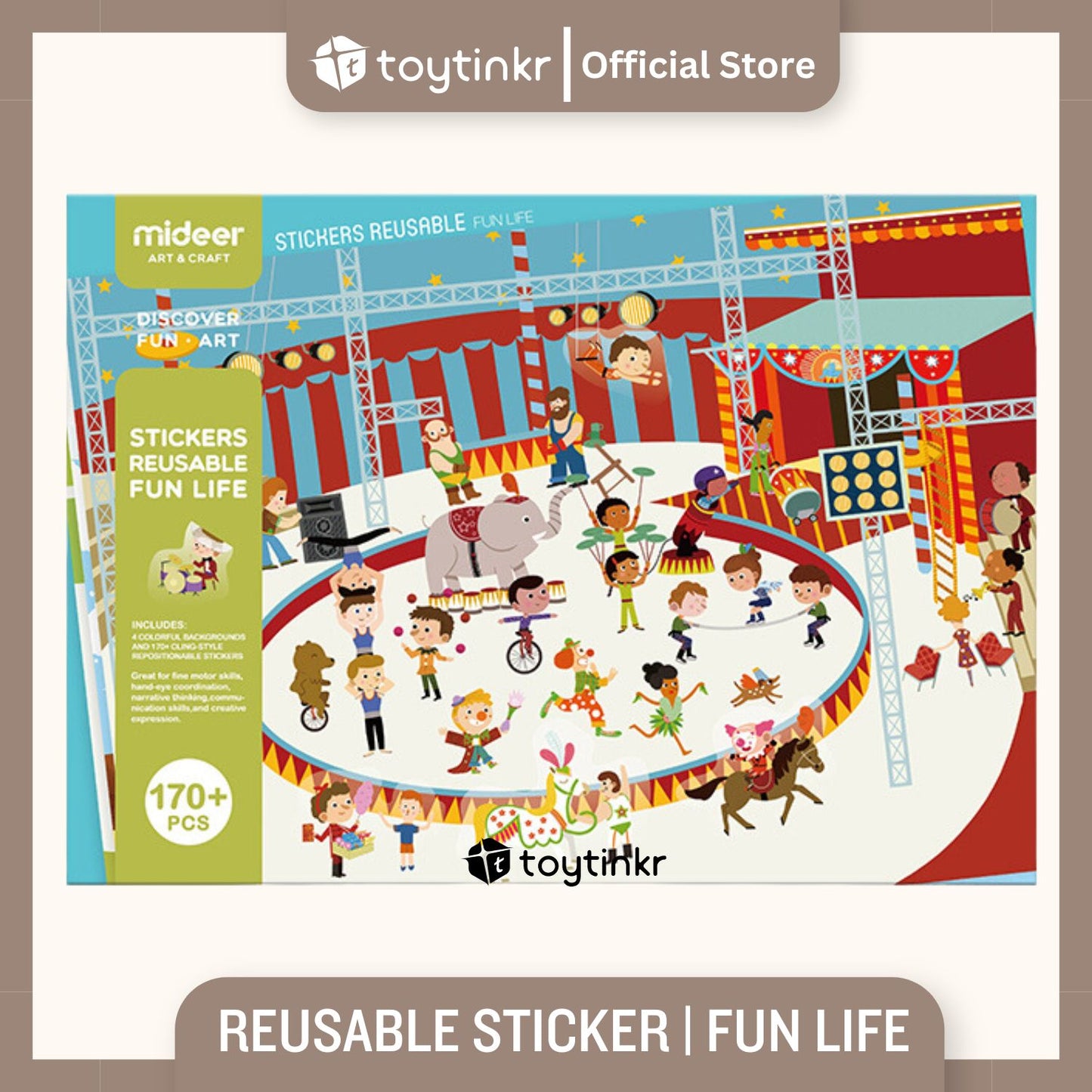 Mideer Reusable Sticker by Toytinkr