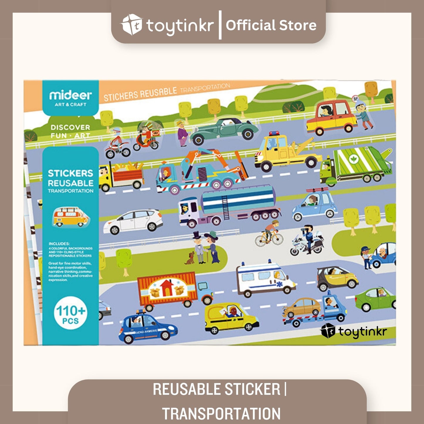 Mideer Reusable Sticker by Toytinkr