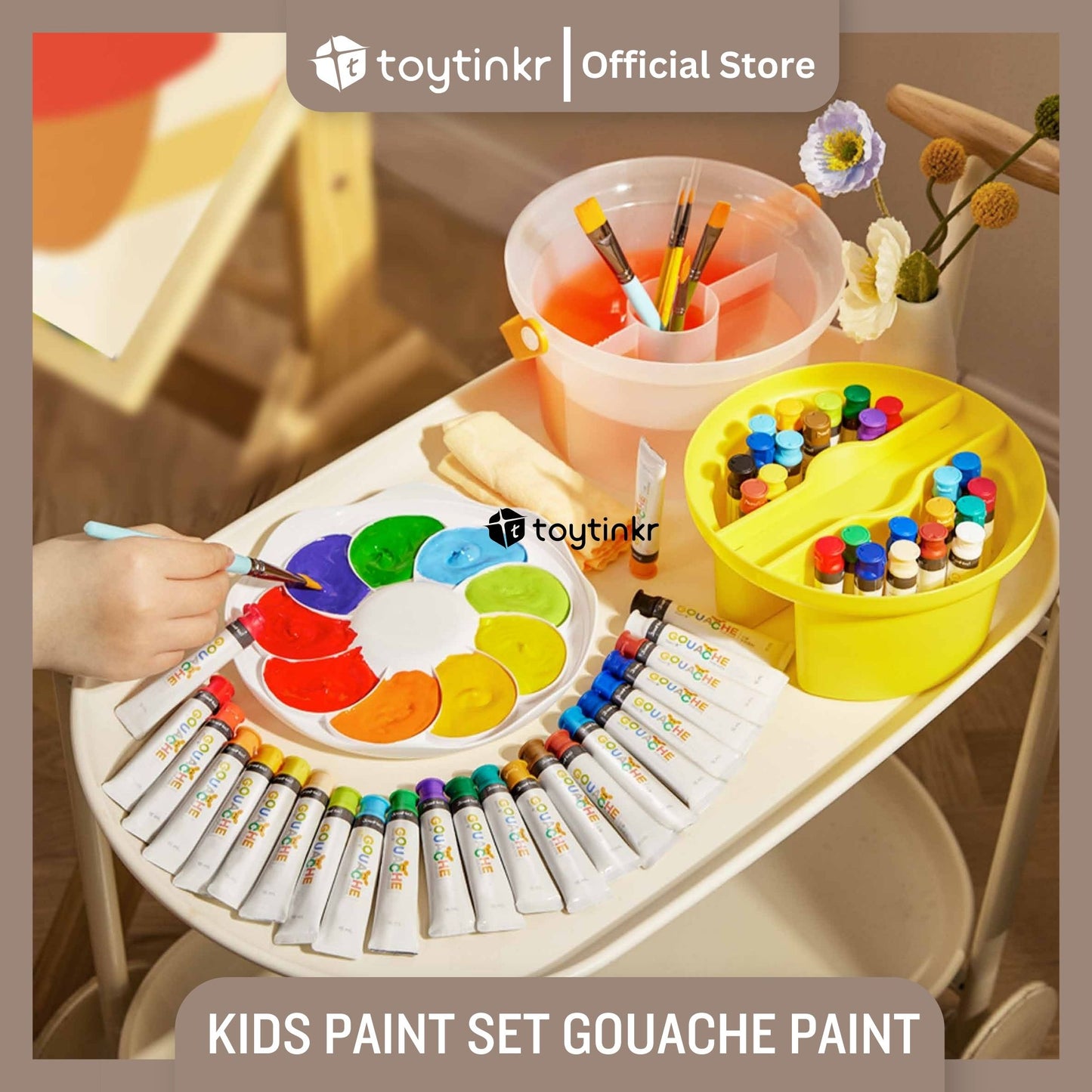 Jar melo Kids Paint Set Gouache Paint By Toytinkr