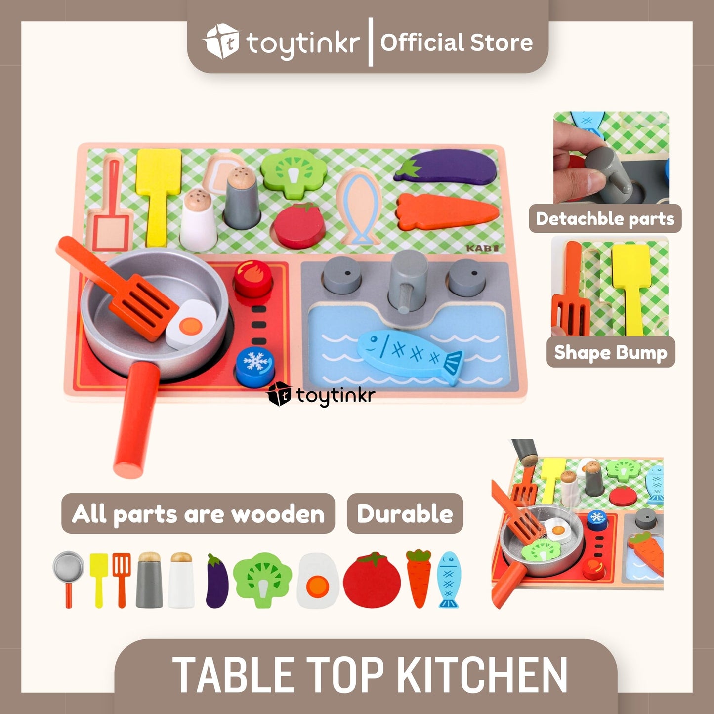 Toytinkr Table Top Kitchen