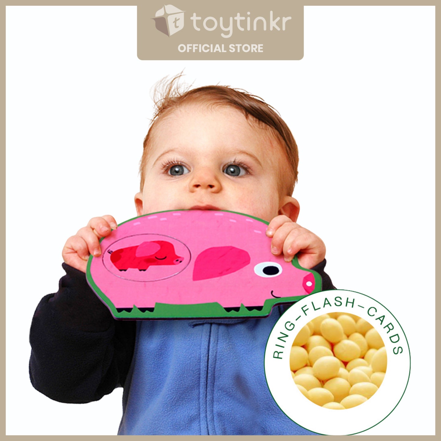 Jar Melo Baby Puzzle - Match the Baby by Toytinkr