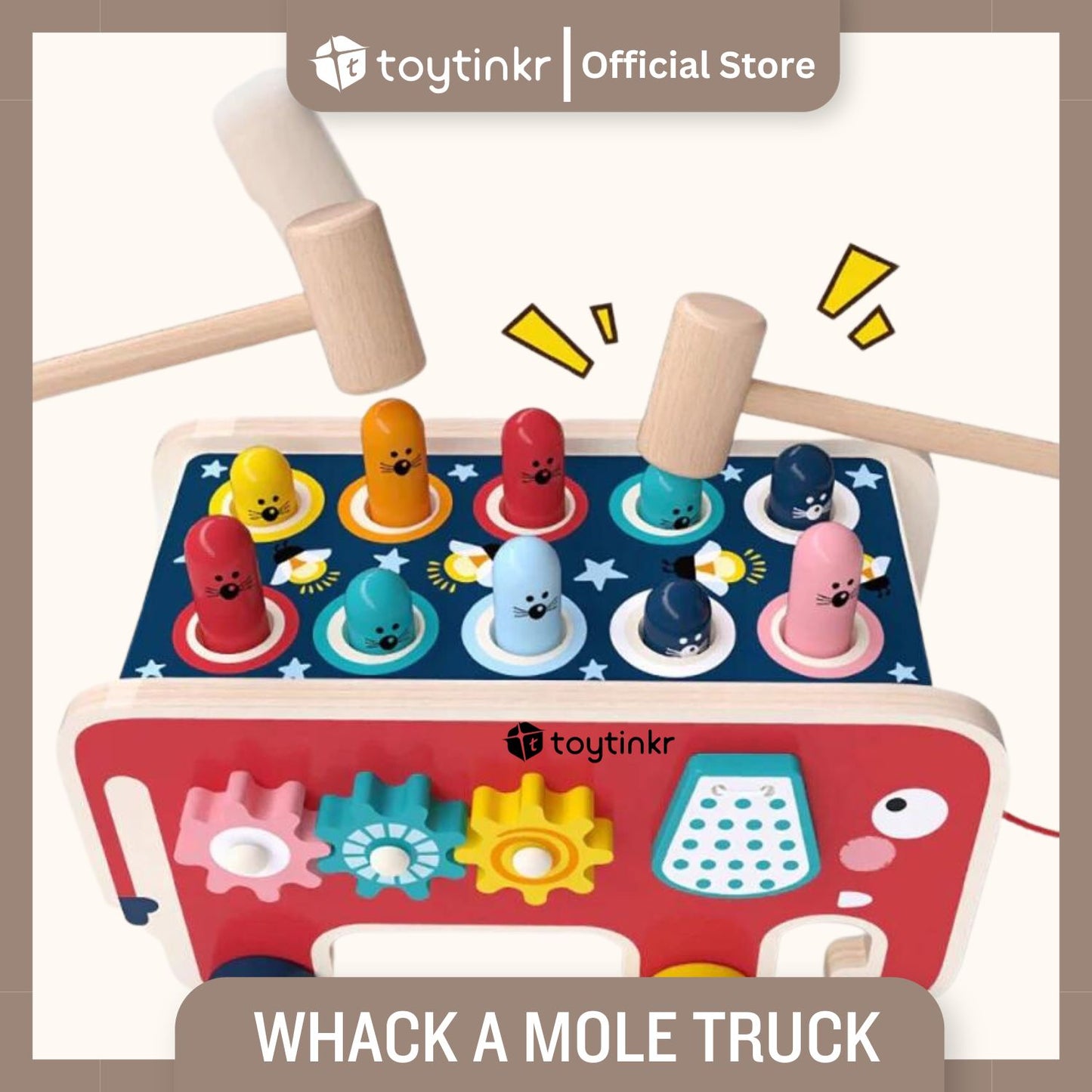 Whack a Mole Truck by Toytinkr
