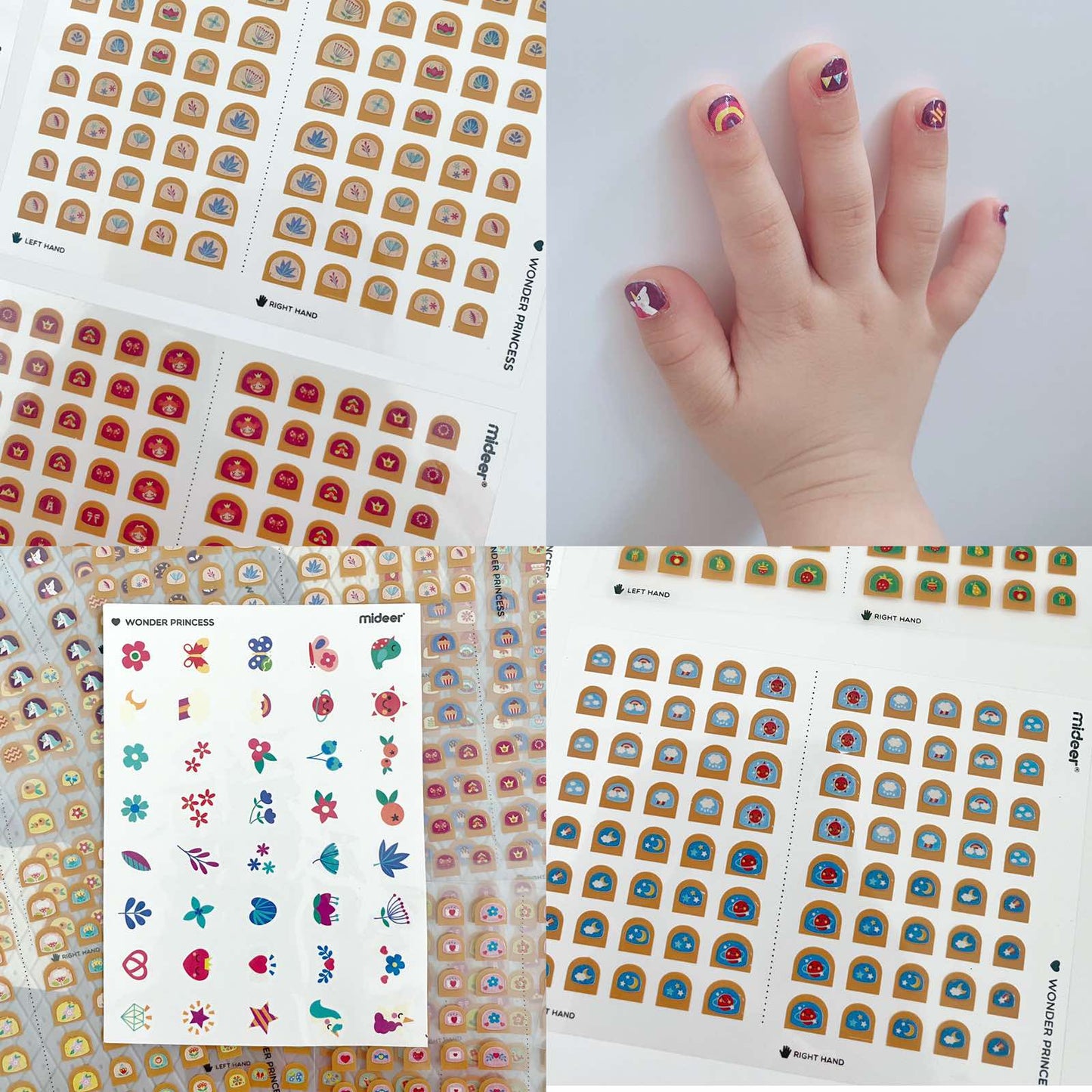 Mideer Envelope Nail Stickers 1000 Pieces by Toytinkr