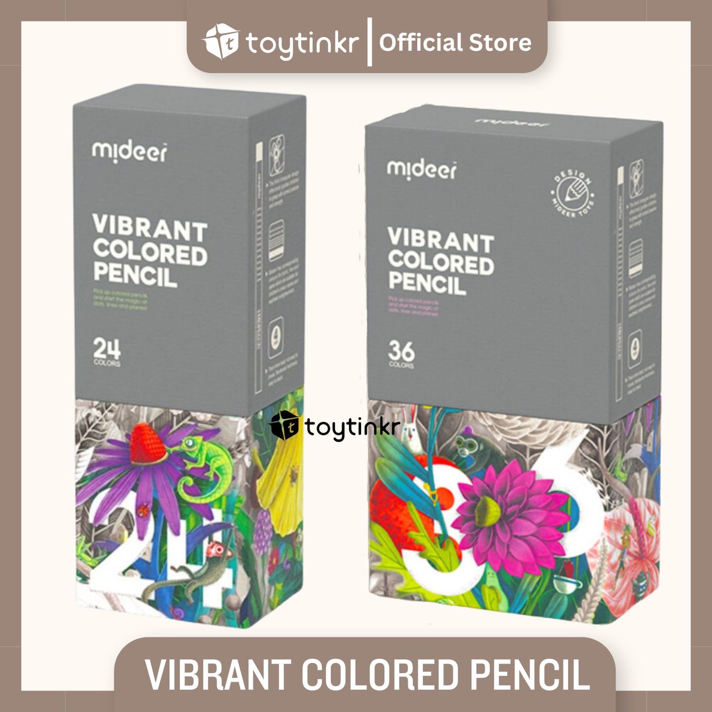 Mideer Vibrant Colored Pencil By Toytinkr