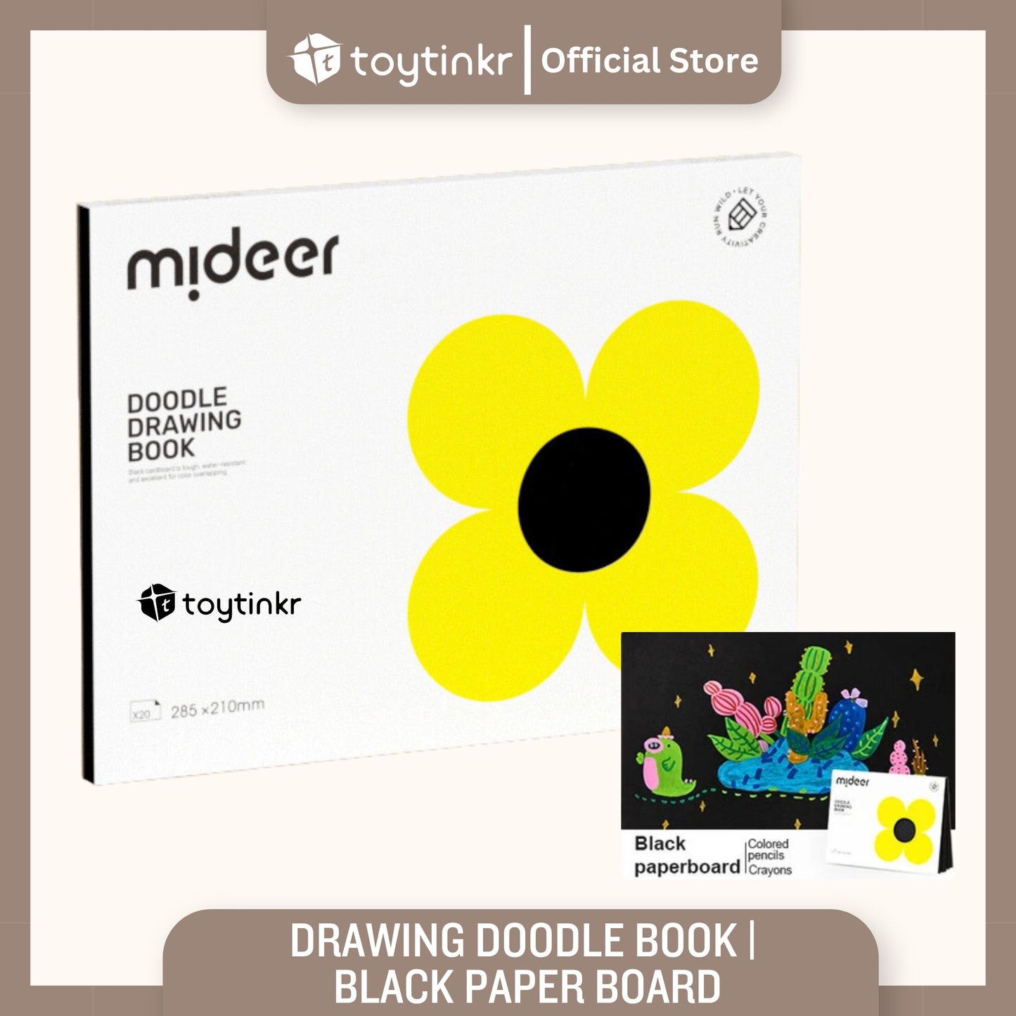 Mideer Drawing Doodle Book By Mideer