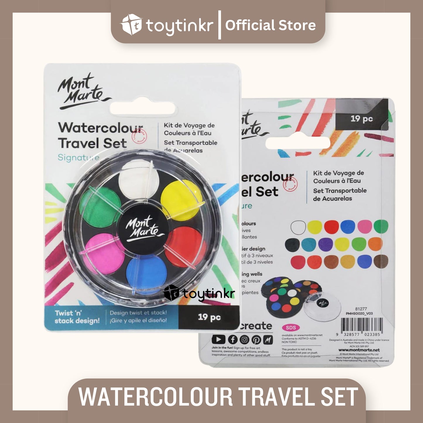 Mont Marte Watercolour Sets by Toytinkr