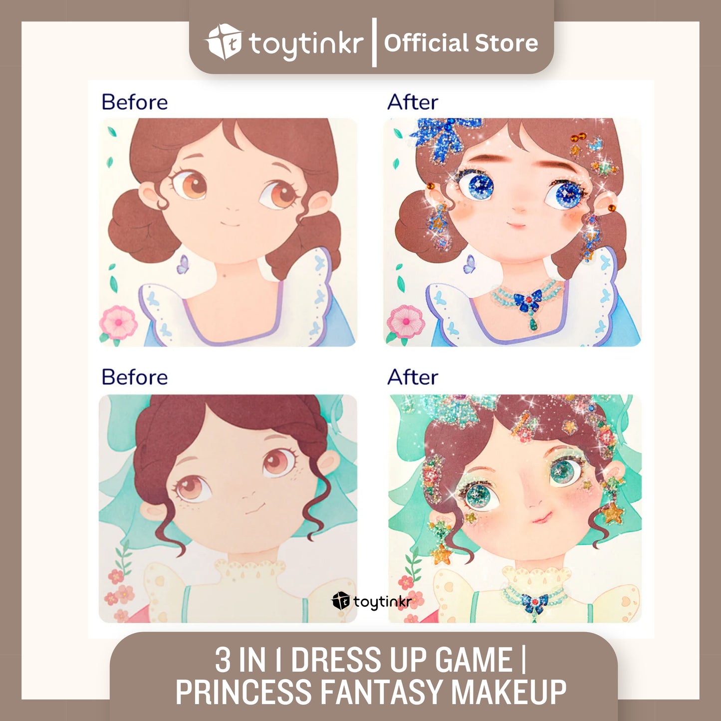 Mideer 3 in 1 Dress Up Game Set by Toytinkr
