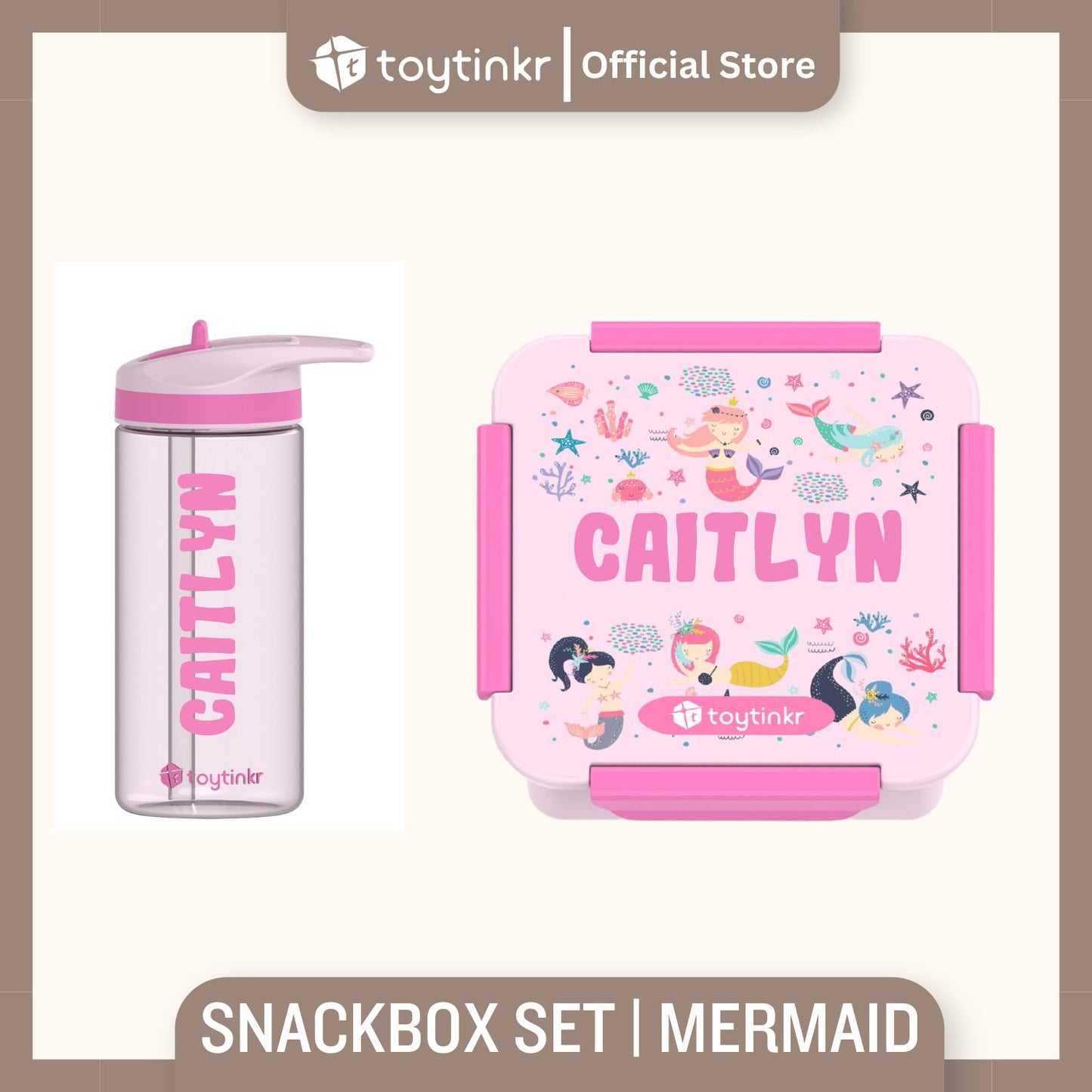 Toytinkr Personalized Snackbox Set